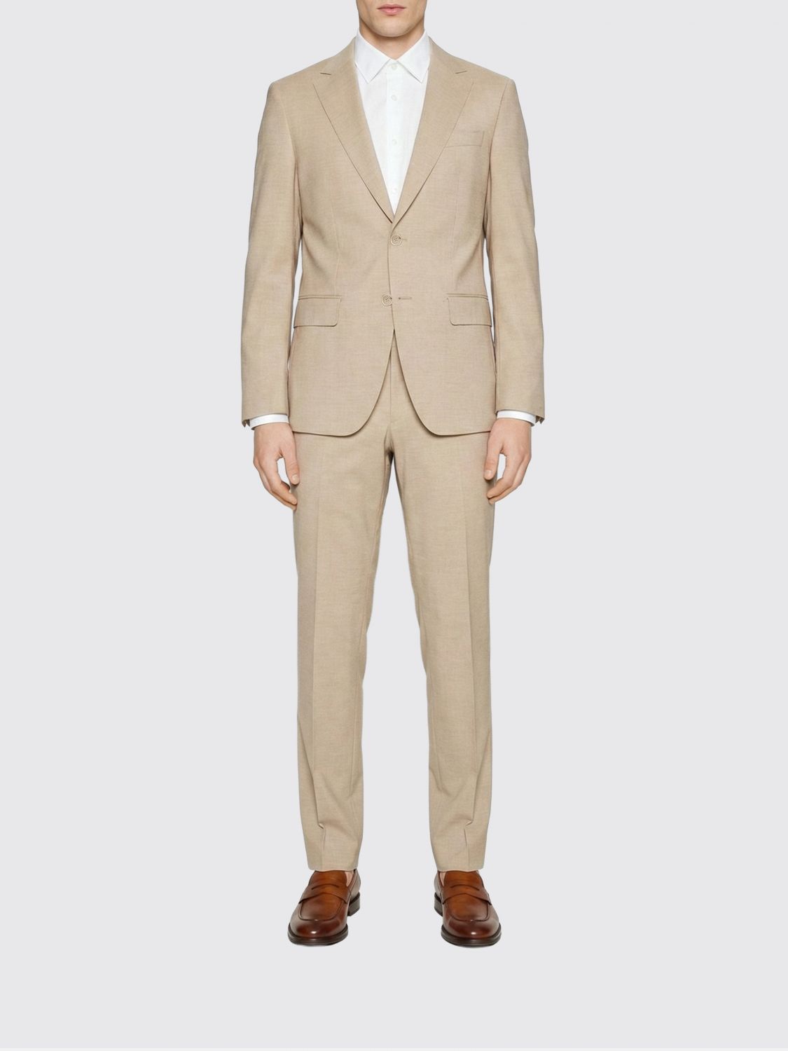 Suit BOSS Men color Beige Suit BOSS Men color Beige
