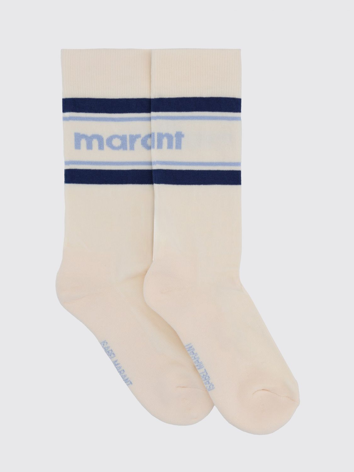 Isabel Marant Socks Woman Color Blue In Neutral