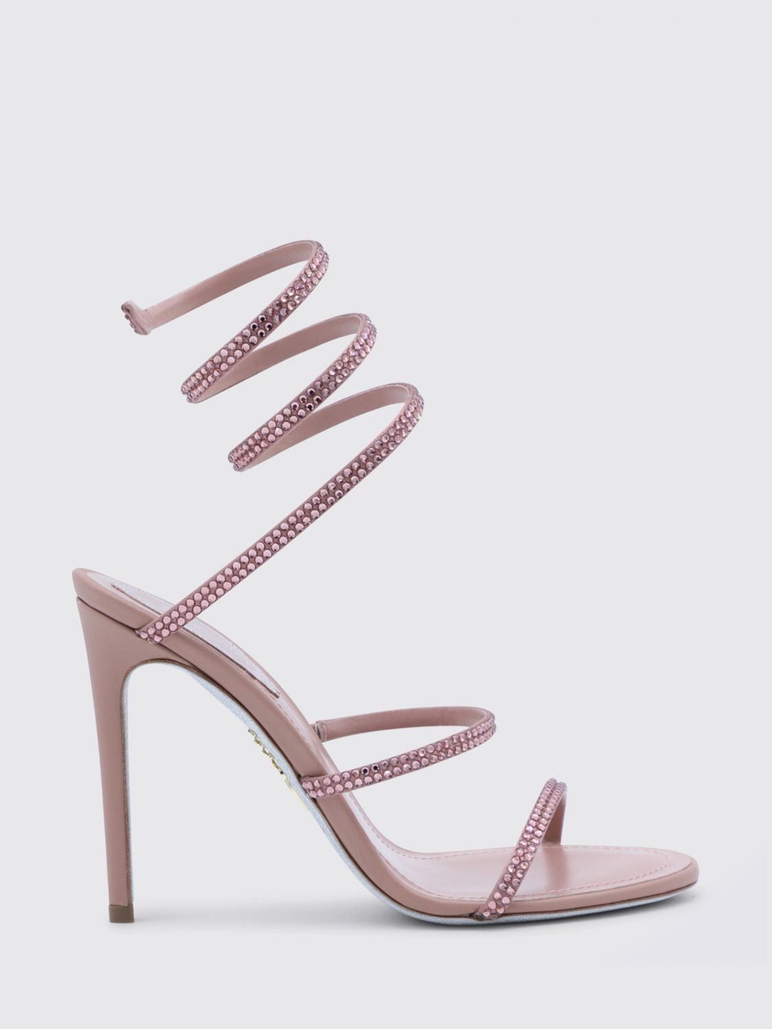 Sandalo Cleo Rene Caovilla in raso con strass