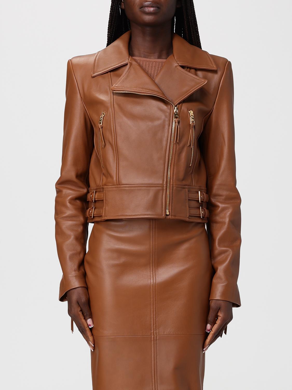 ELISABETTA FRANCHI Leder Bikerjacke