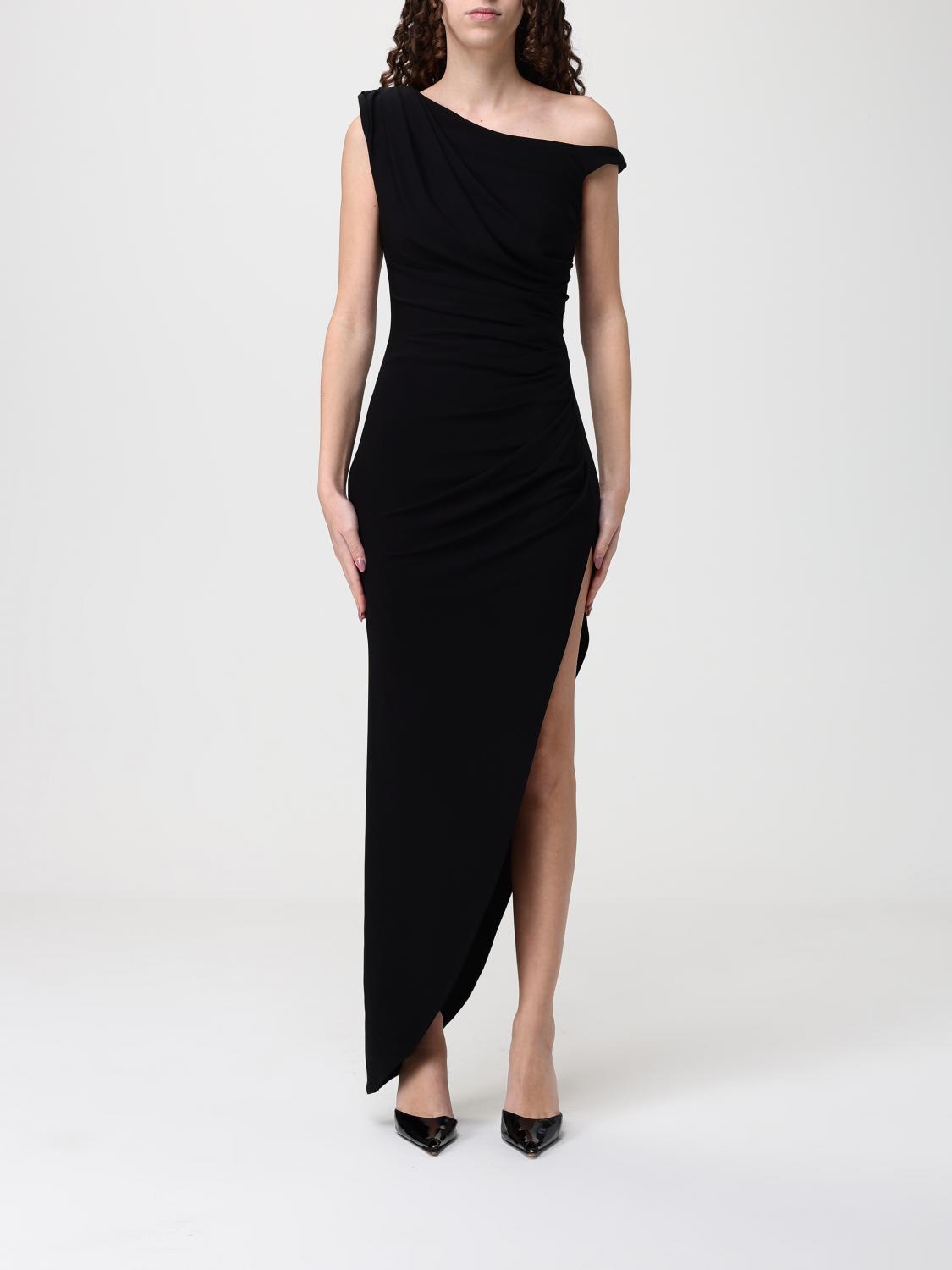 Elisabetta Franchi Crêpe Jersey Asymmetric Dress