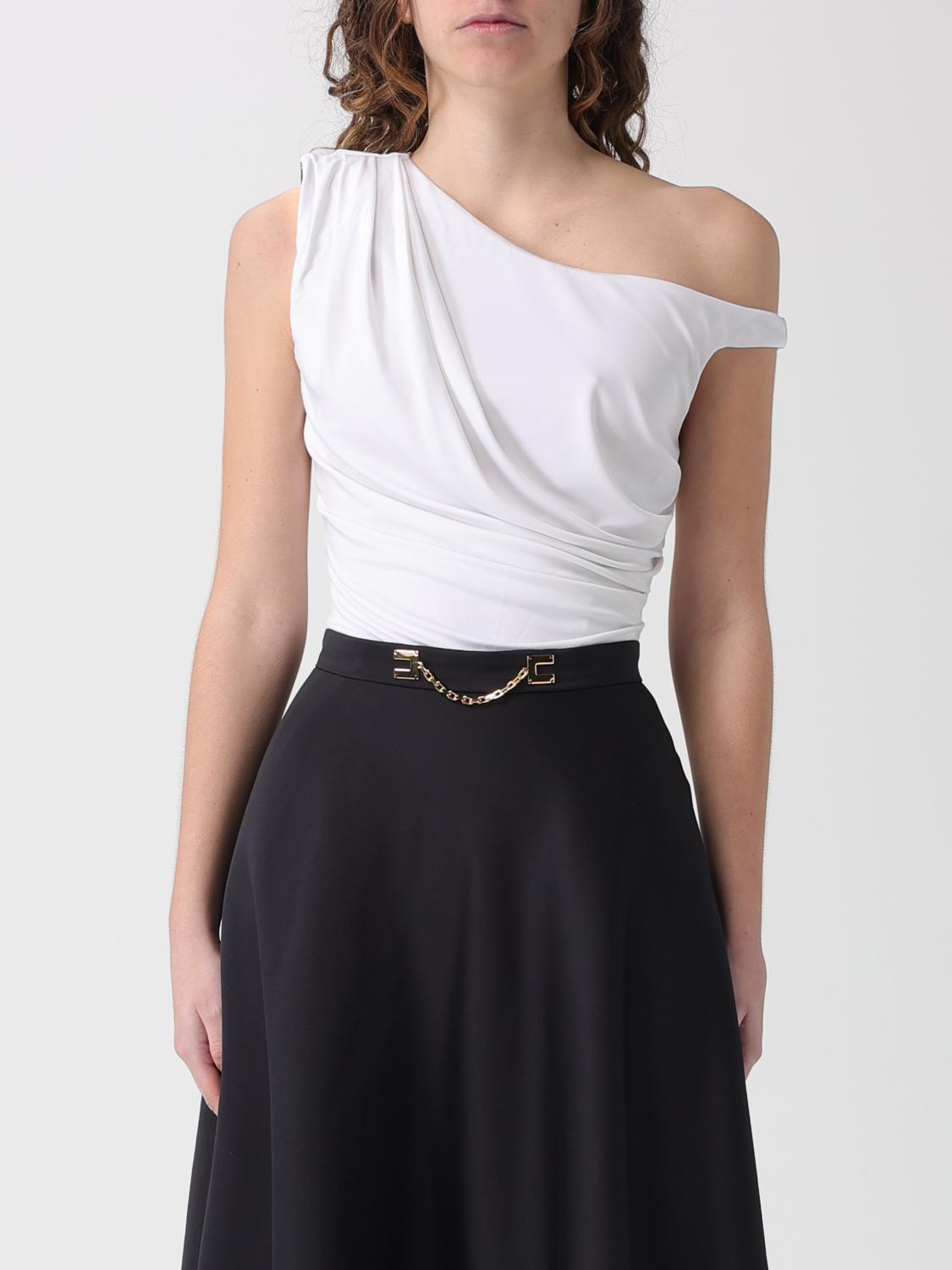 ELISABETTA FRANCHI Draped Bodysuit