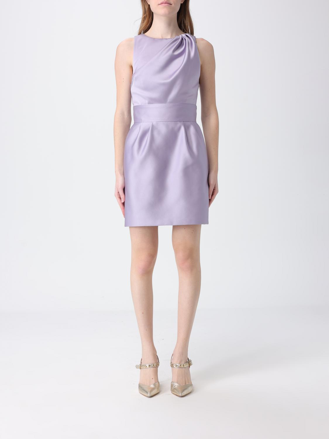 ELISABETTA FRANCHI Duchesse Kleid mit Logo