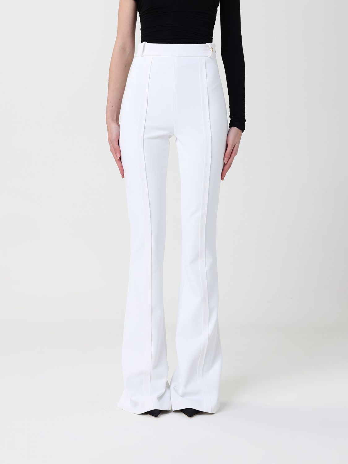 Elisabetta Franchi Crepe Trousers
