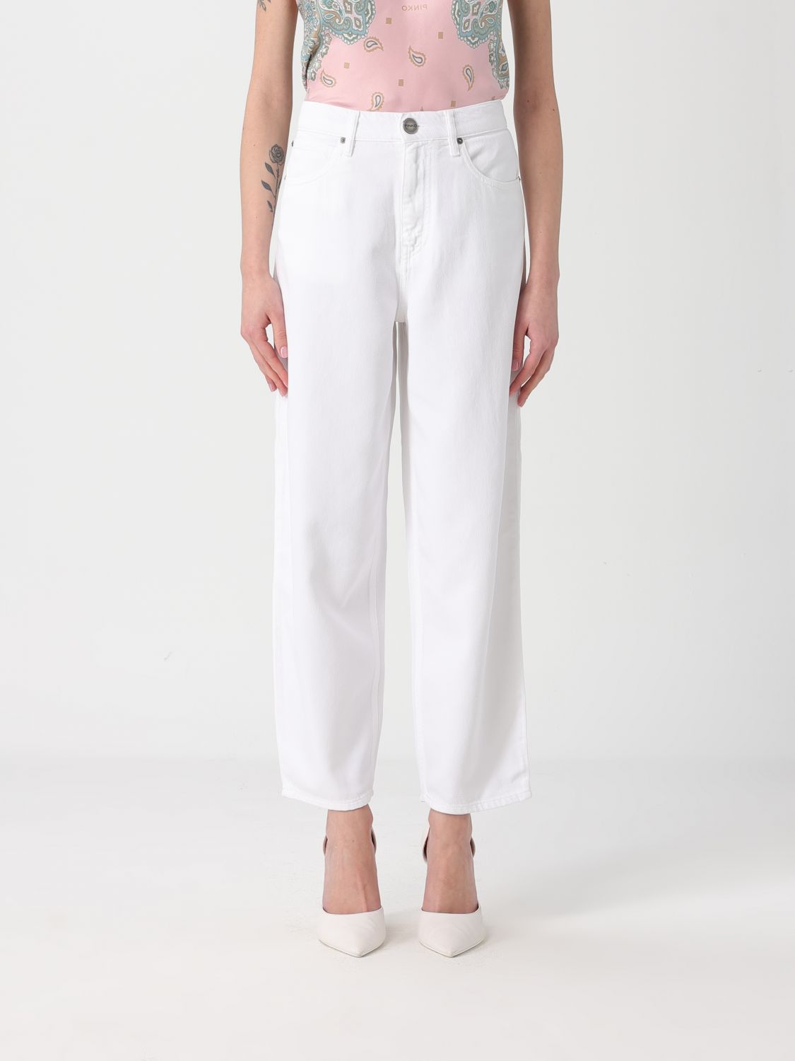 Jeans PINKO Donna colore Bianco
