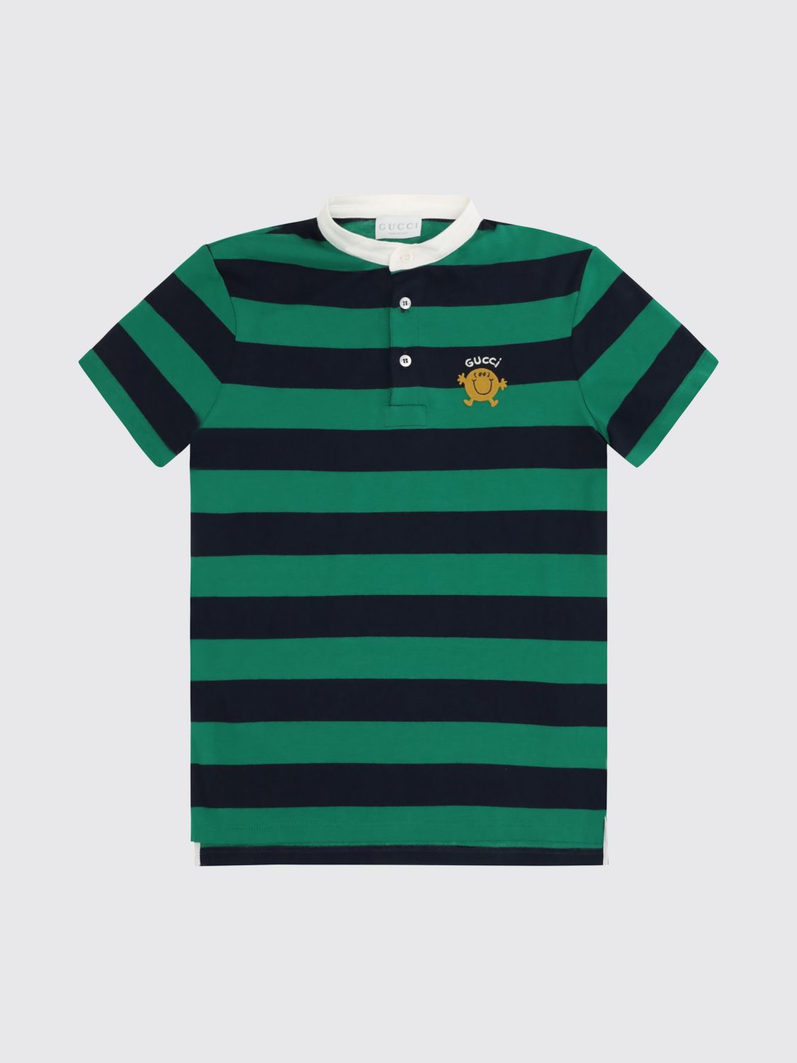GUCCI Polo in cotone a righe