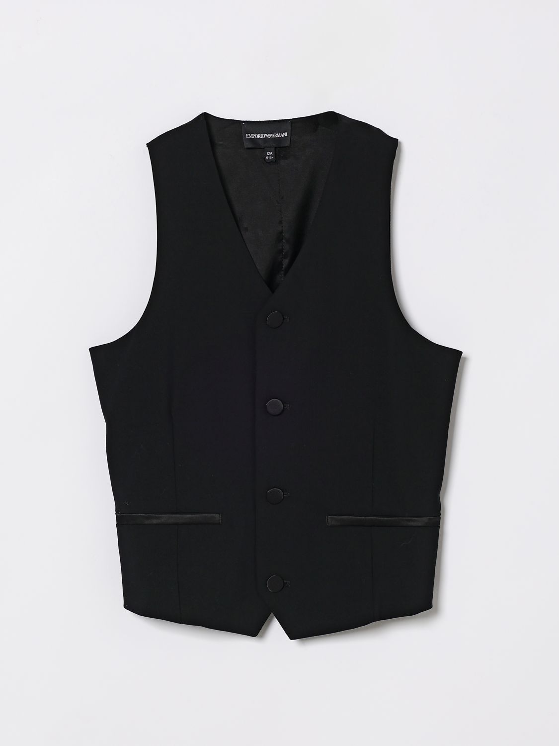 EMPORIO ARMANI Viskose-Mischweste
