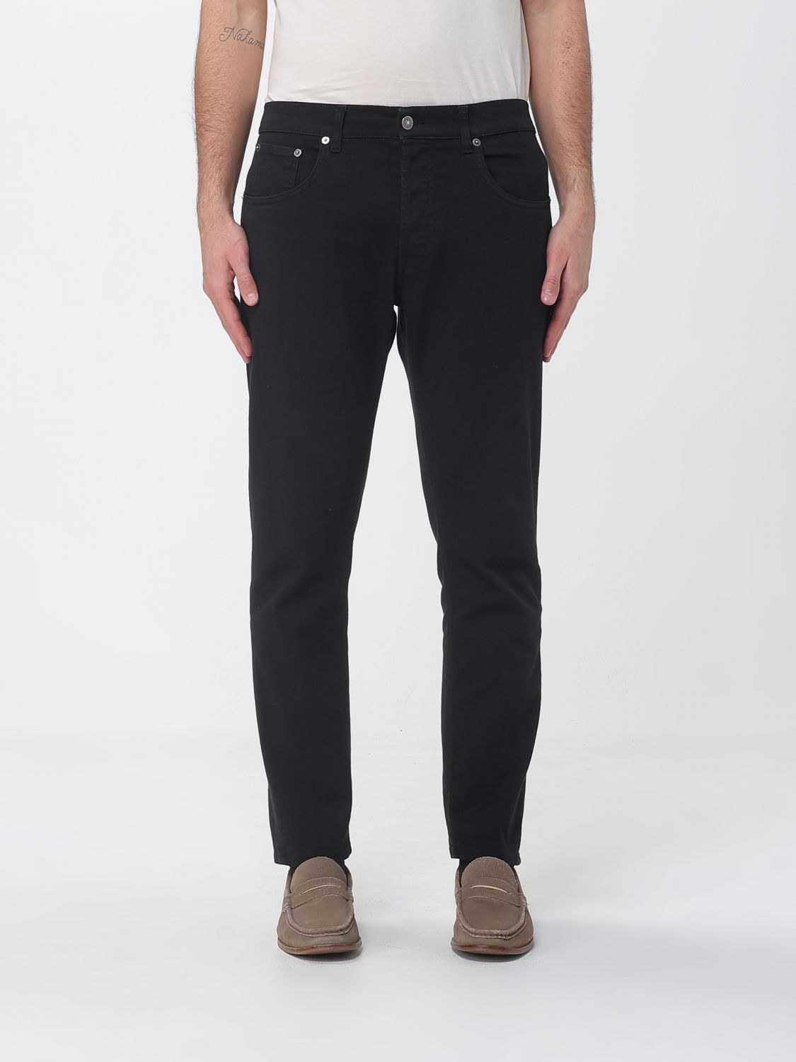 DONDUP Slim Fit Hose aus Stretch-Baumwolle