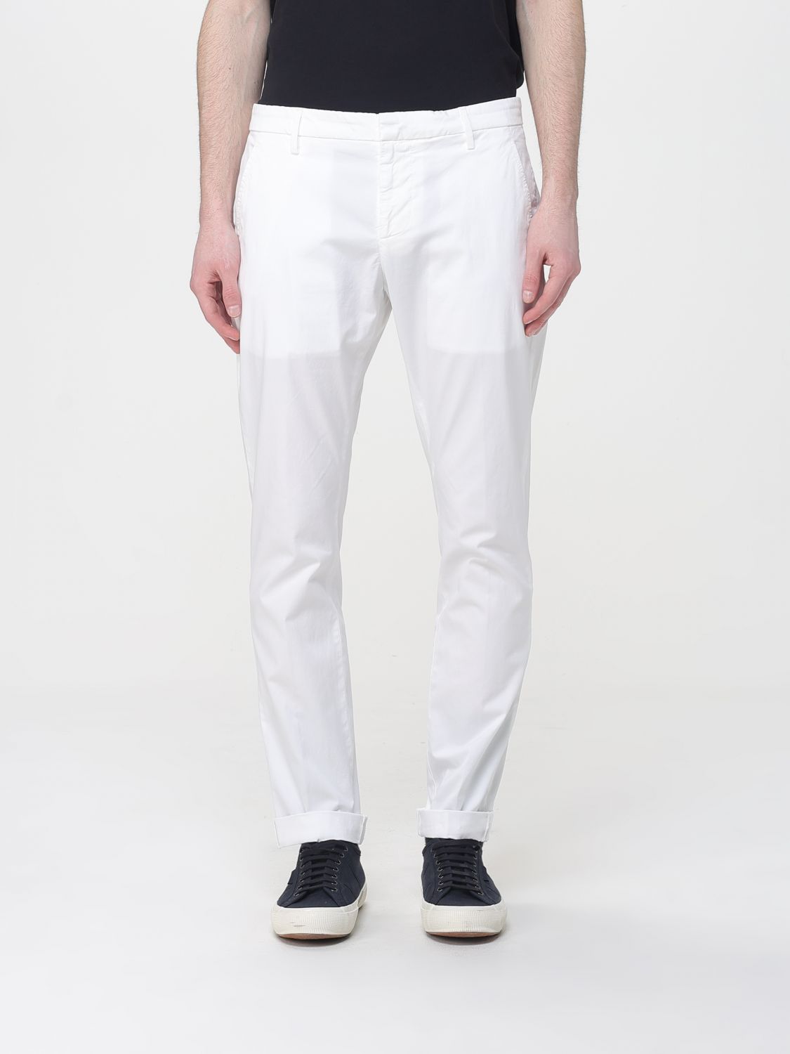 Dondup Stretch Cotton Chino Trousers