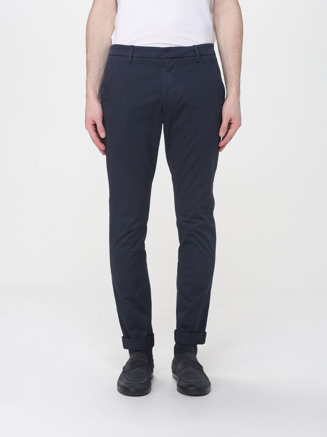 Dondup Ανδρών Μπλε Stretch Cotton Chino Trousers