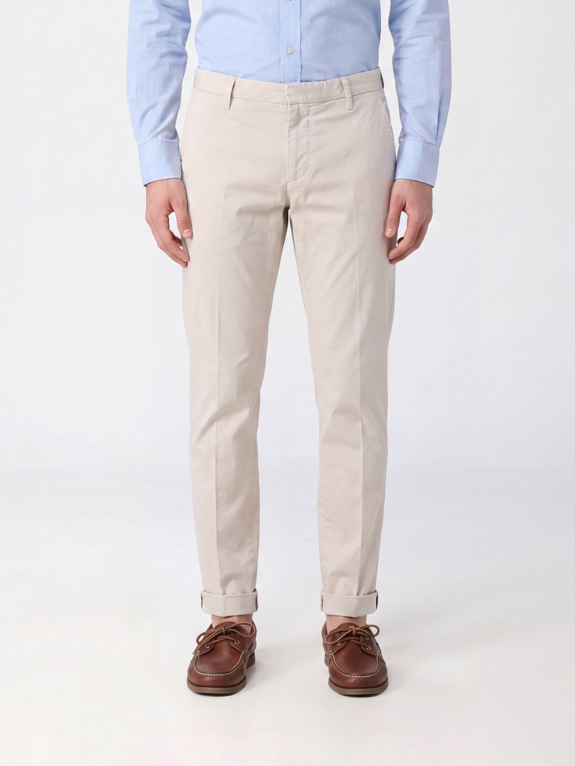 DONDUP Stretch Cotton Chino Trousers