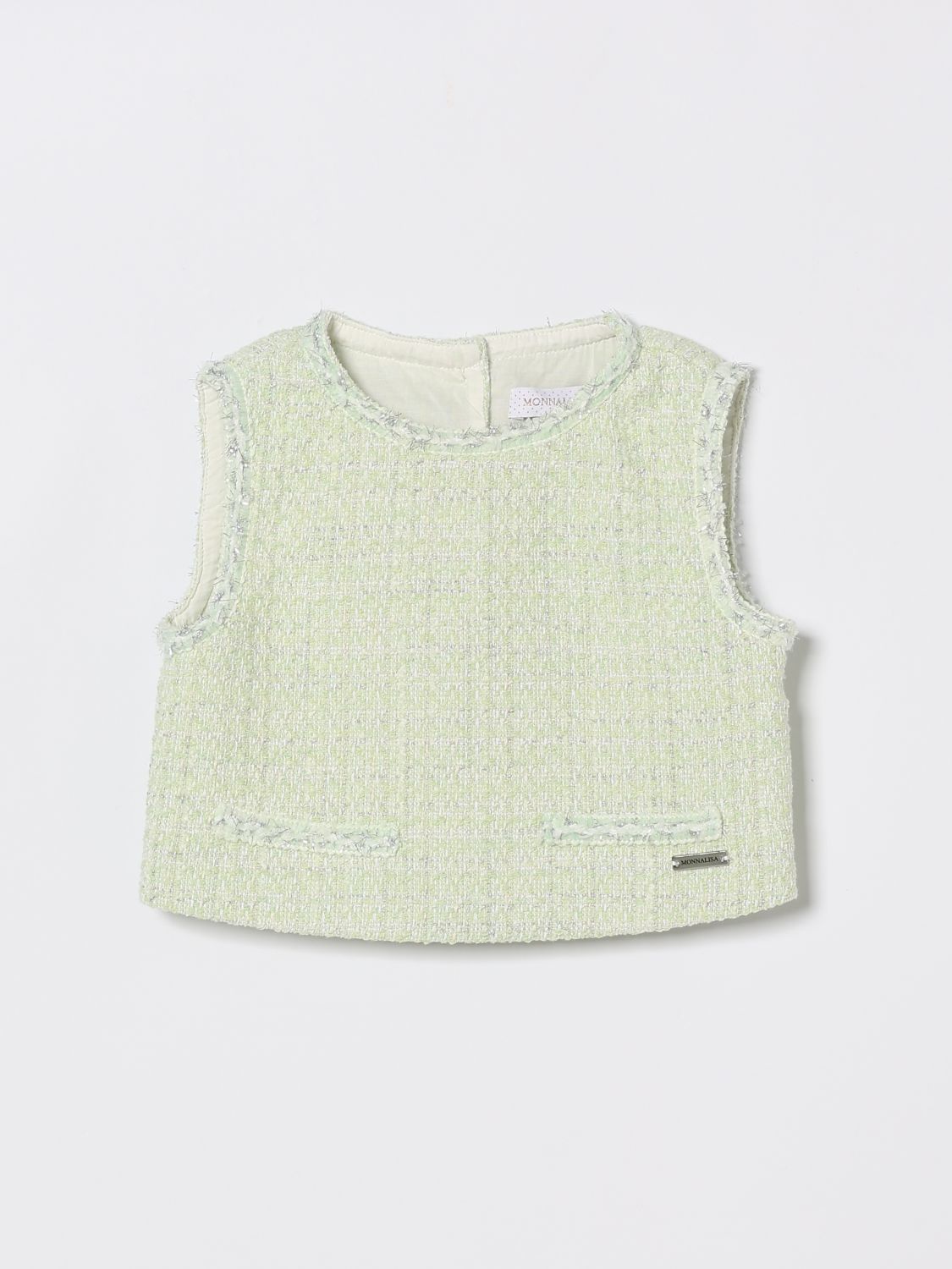 MONNALISA Bouclé Crop-Top