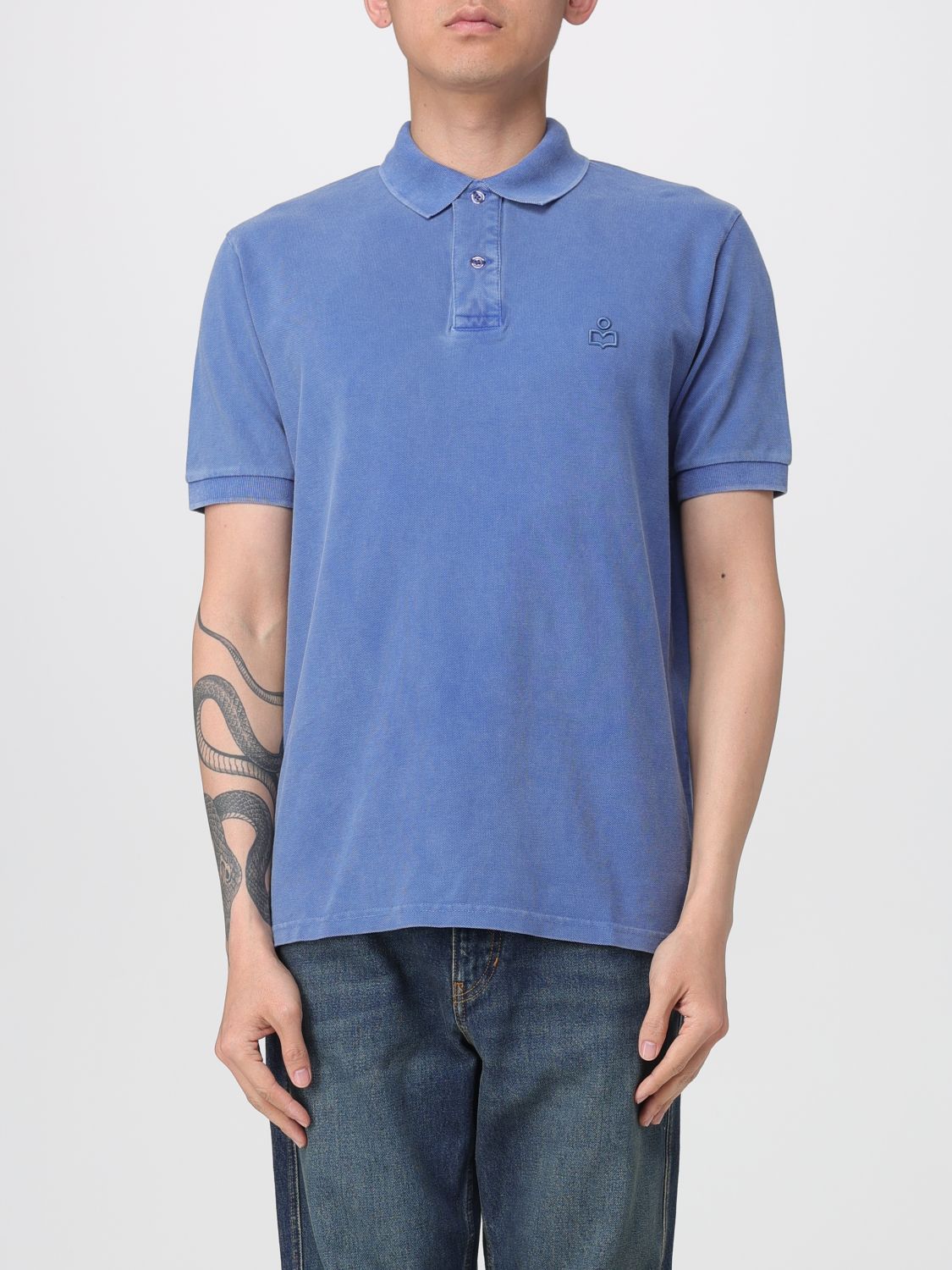 Polo ISABEL MARANT Uomo colore Blue