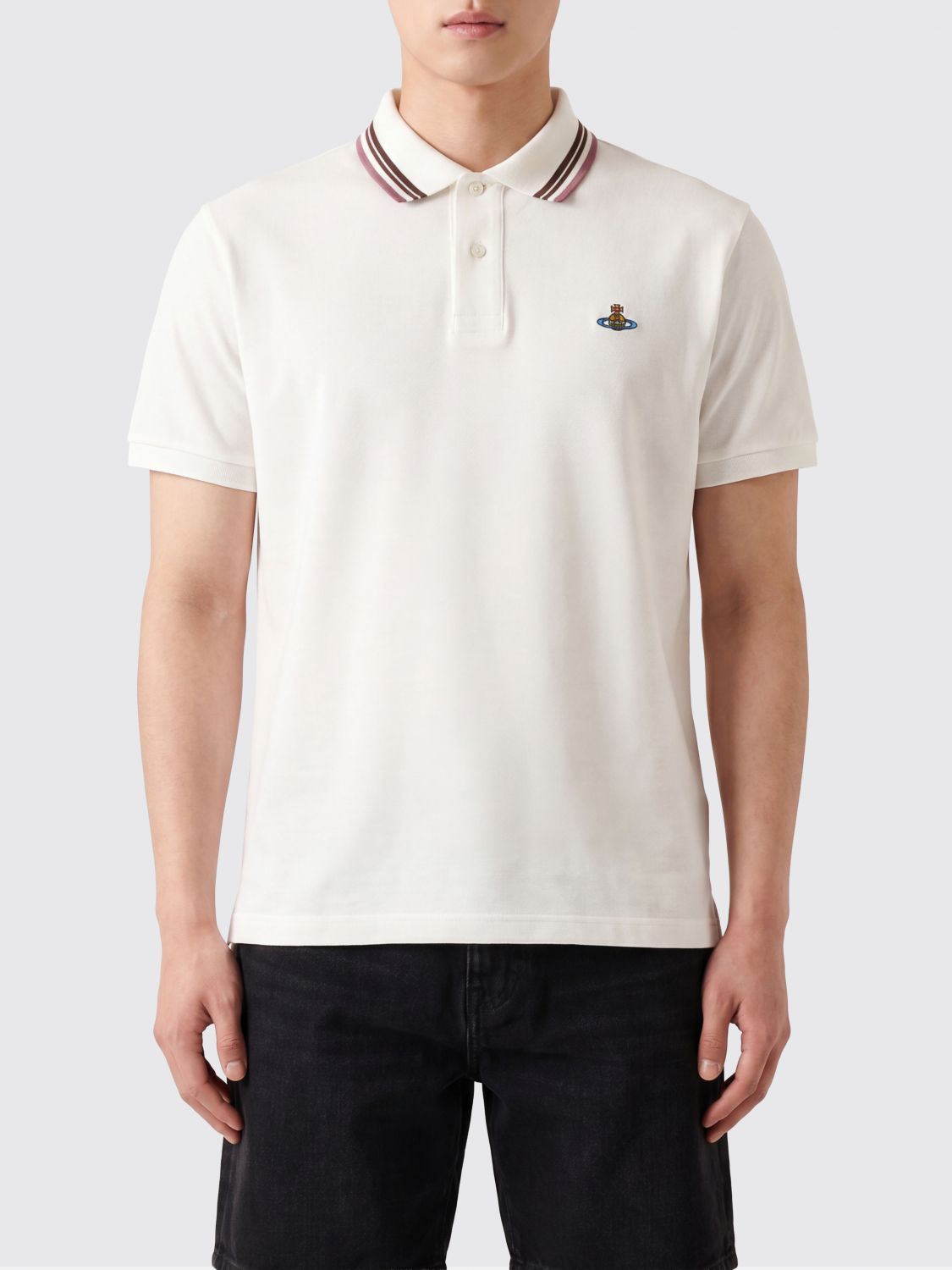 VIVIENNE WESTWOOD Polo in cotone con logo