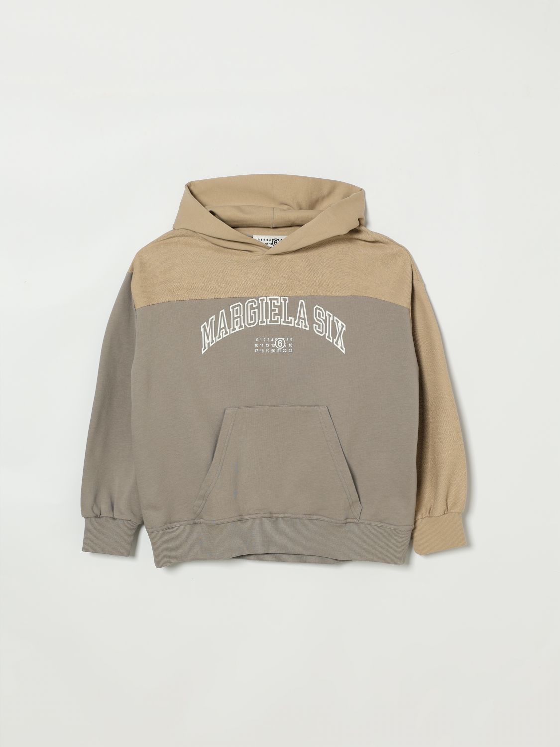 MM6 MAISON MARGIELA Stretch Cotton Hooded Sweatshirt　MM6 MAISON MARGIELA ストレッチコットン フード付きスウェットシャツ MM6