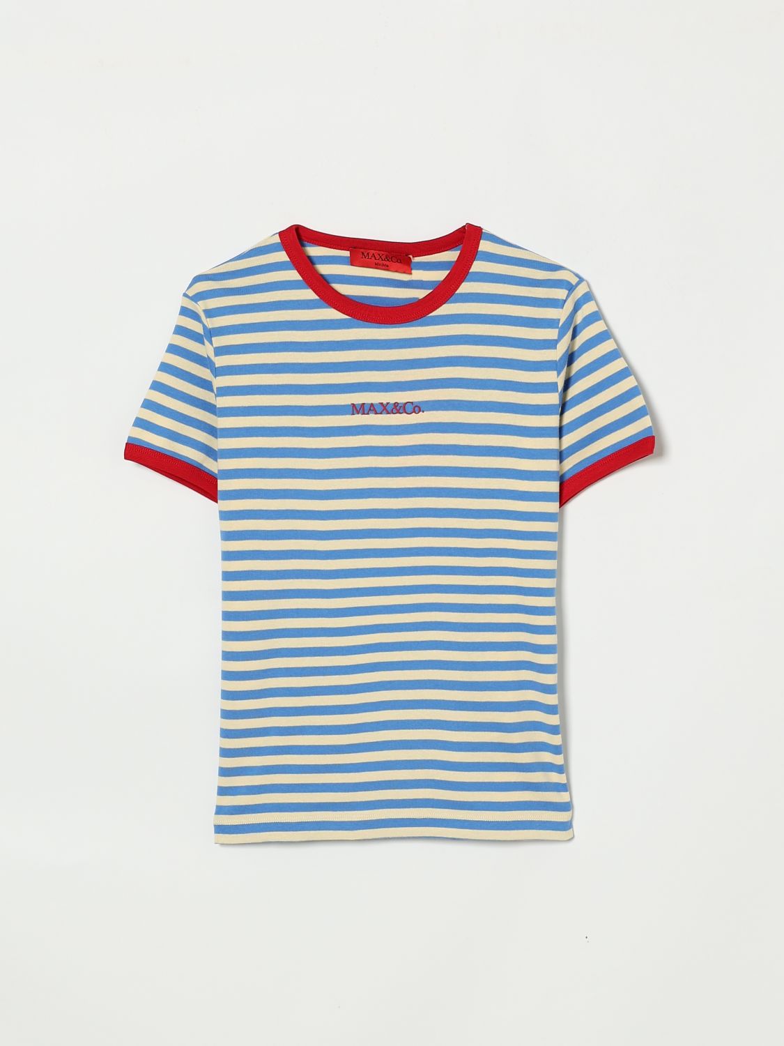 MAX & CO. KID Gestreiftes Baumwoll-T-Shirt