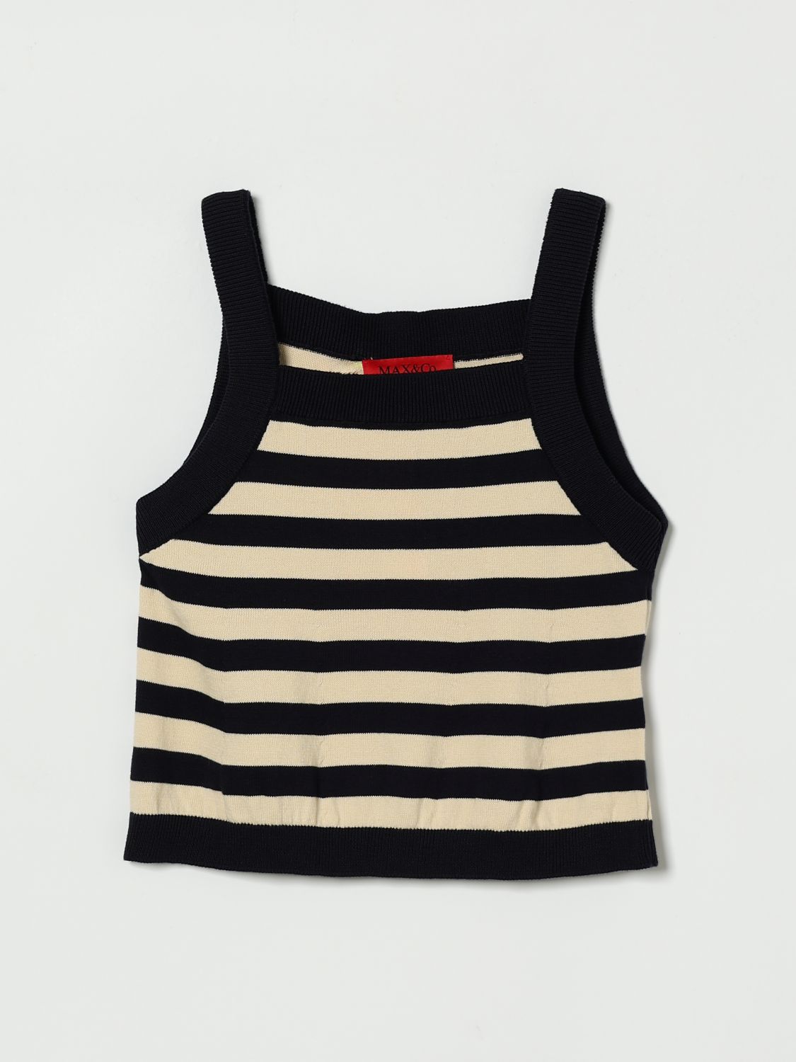 MAX & CO. KID Gestreiftes Baumwoll-Tanktop