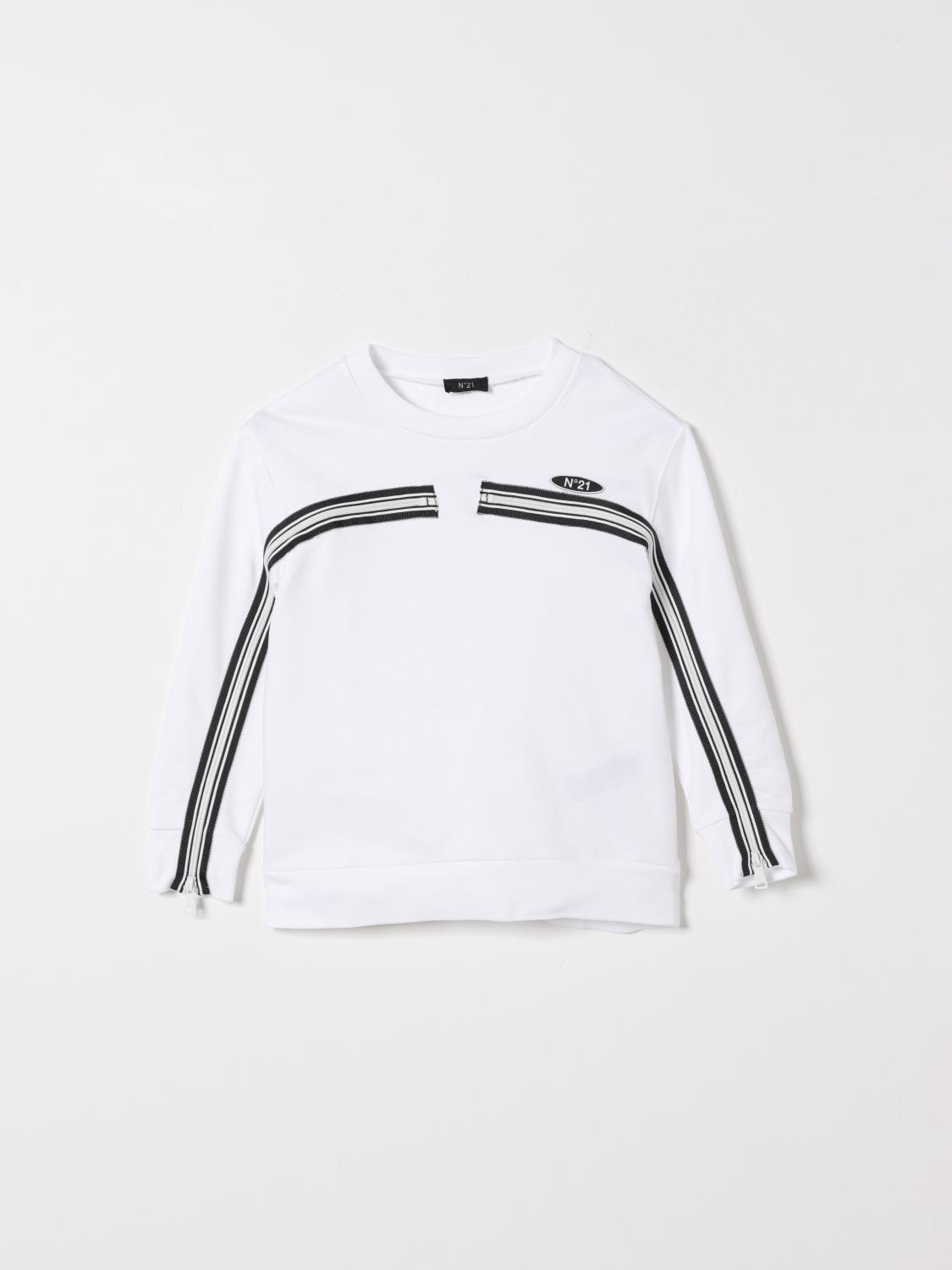 N° 21 Rundhals-Sweatshirt aus Baumwolle