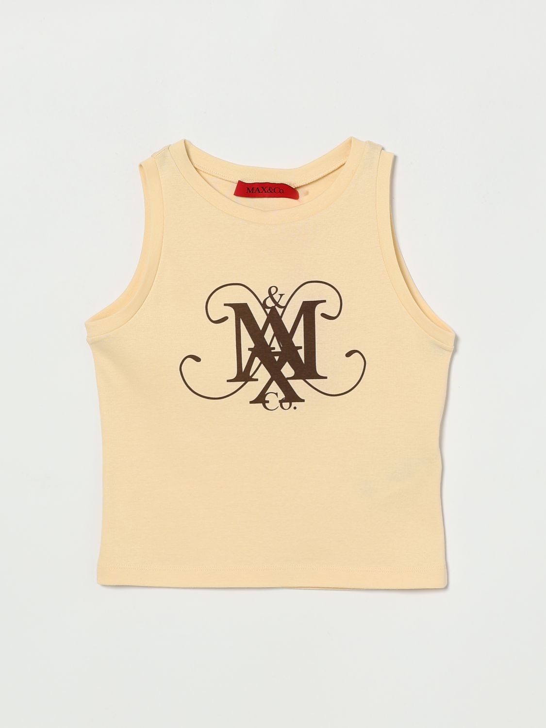 MAX & CO. KID Kinder-Baumwoll-Monogramm-Tanktop Max & Co.