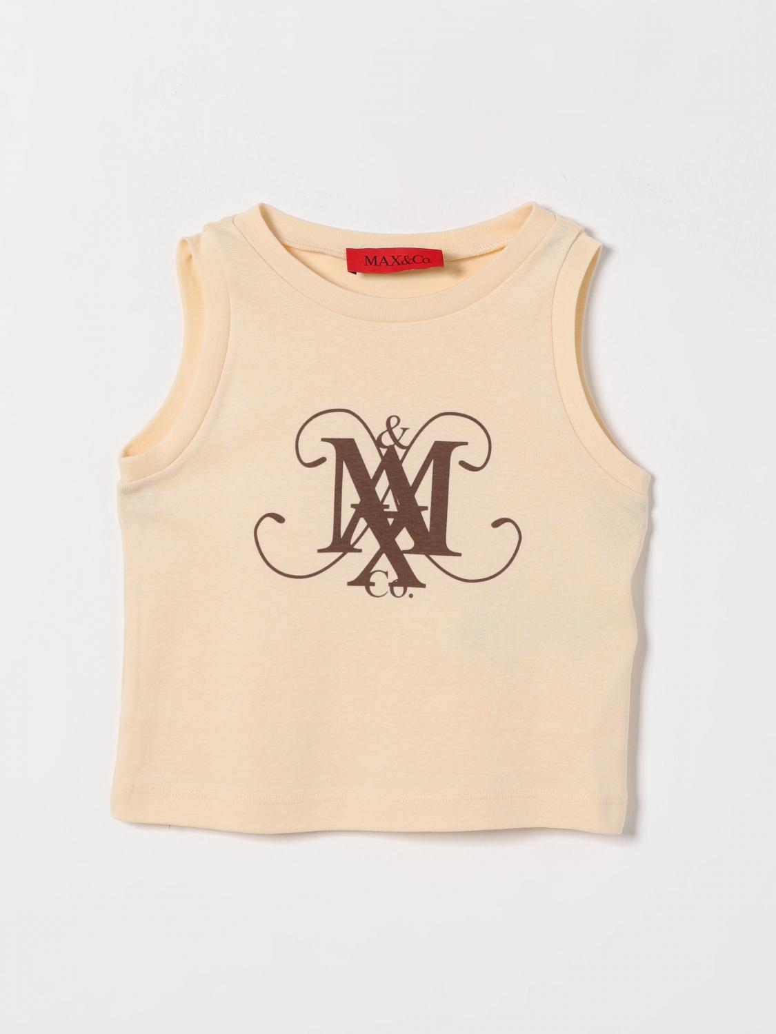 MAX & CO. KID Kinder-Baumwoll-Monogramm-Tanktop Max & Co.