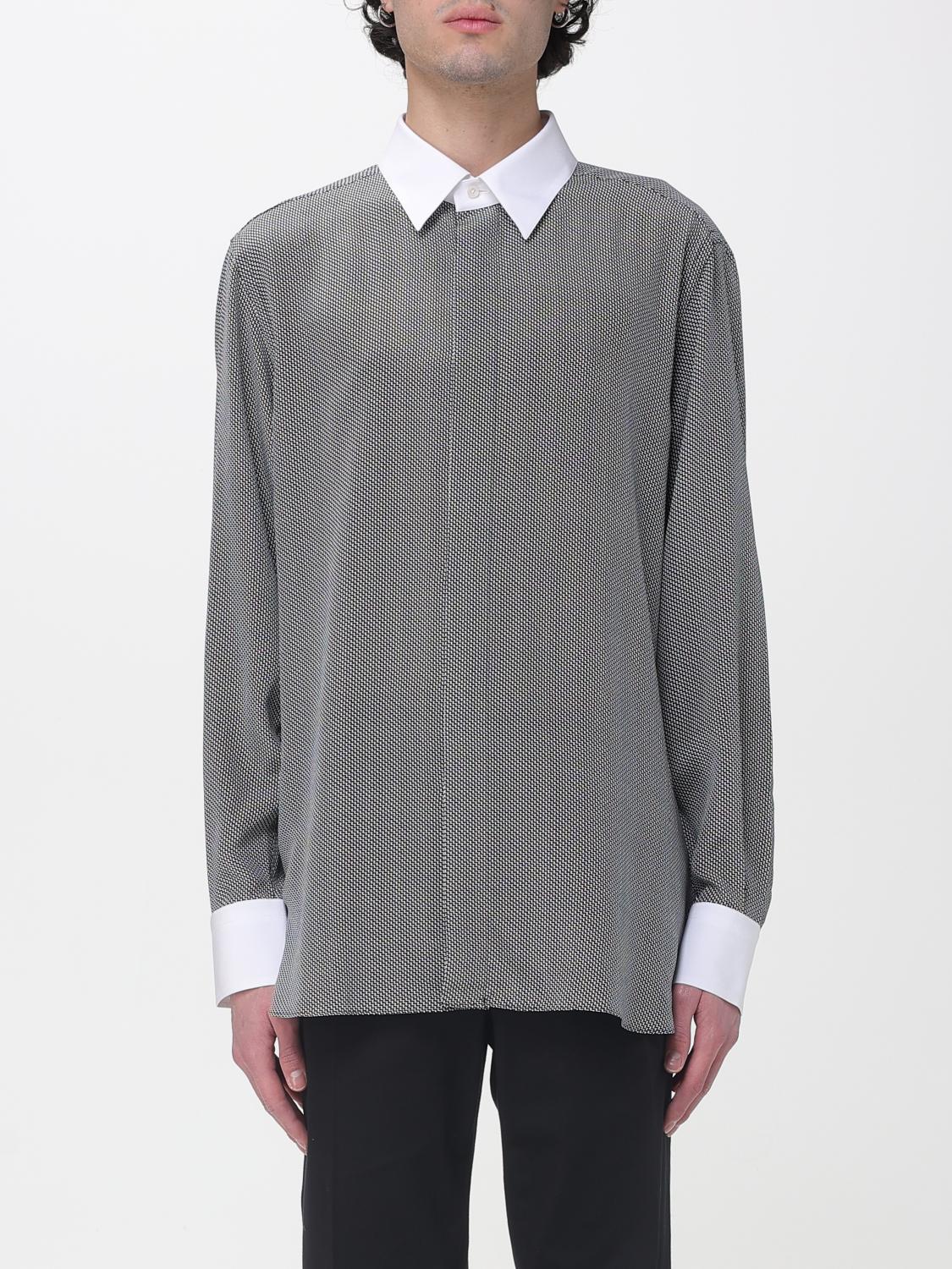 TOM FORD Camicia in seta con motivo zig-zag