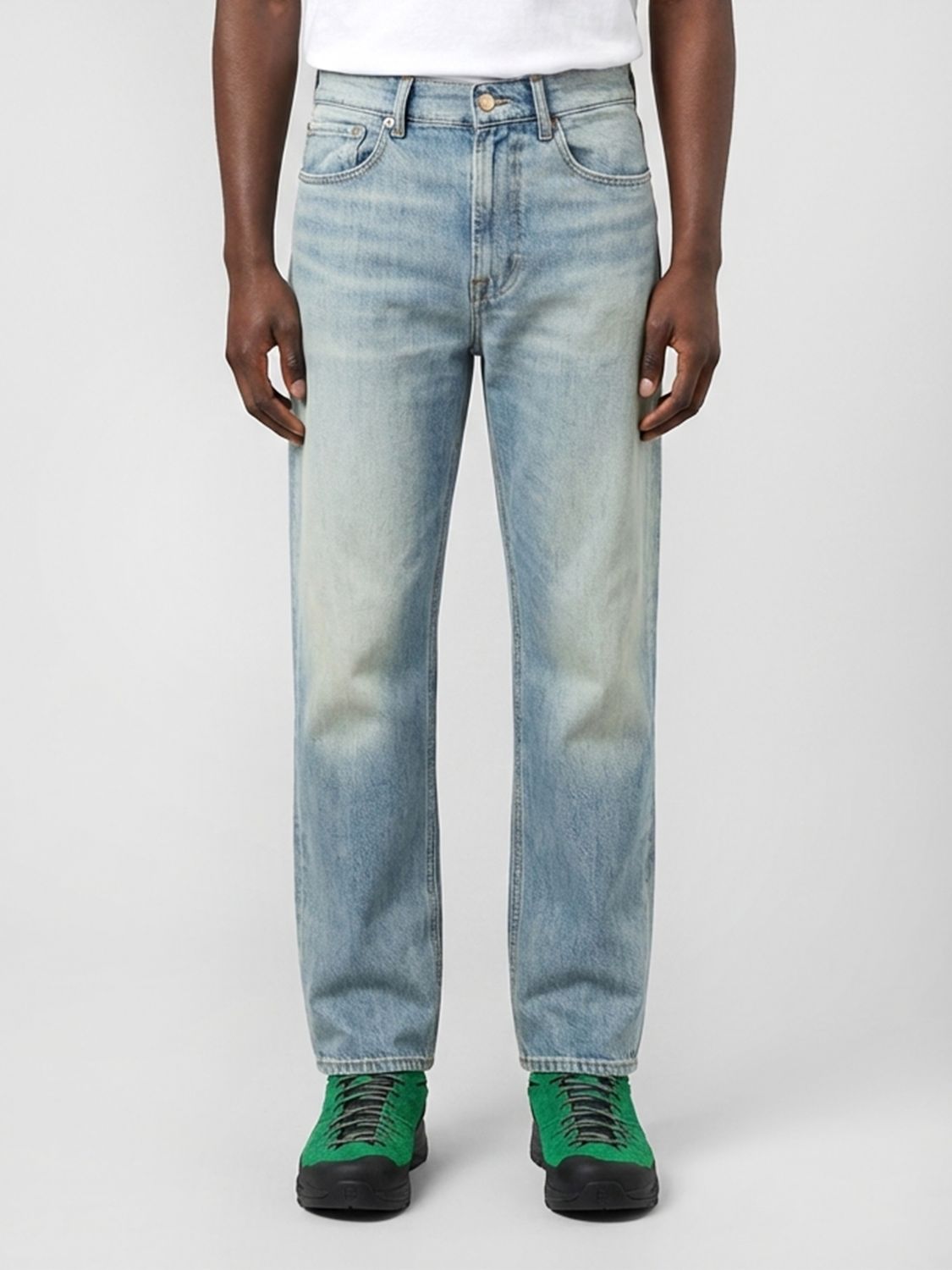 7 For All Mankind Straight Vintage Denim Jeans