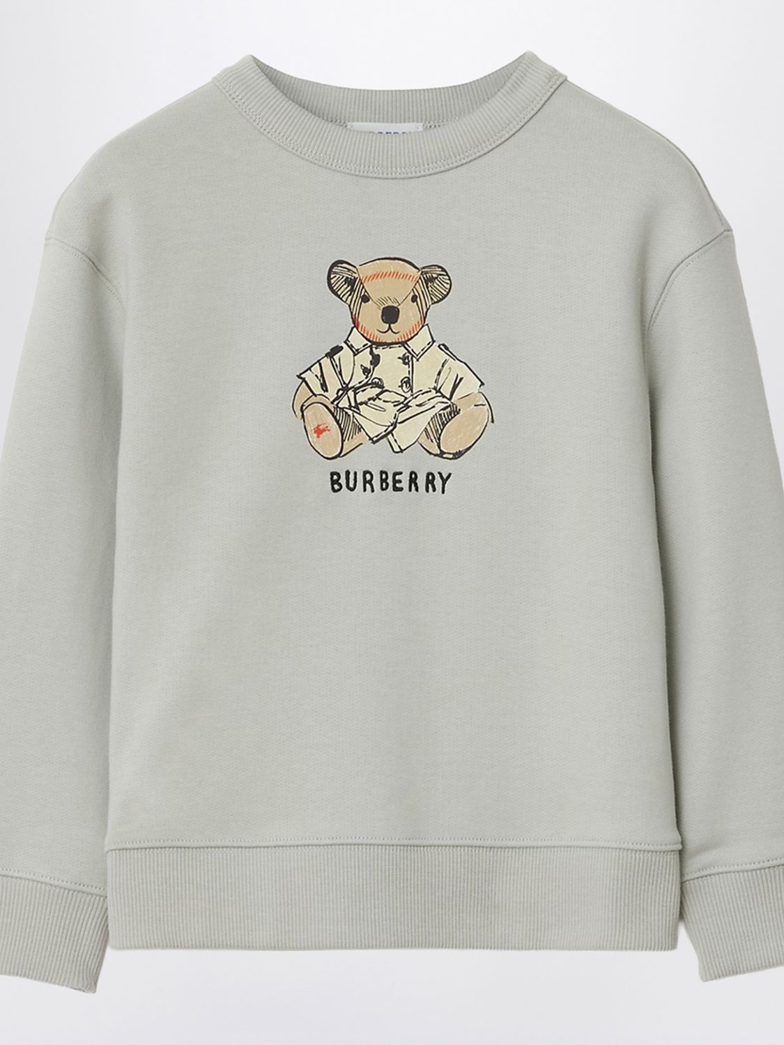 Burberry BURBERRY Cotton Crewneck Sweatshirt with Thomas Bear　BURBERRY トーマスベア付き コットン クルーネック スウェットシャツ