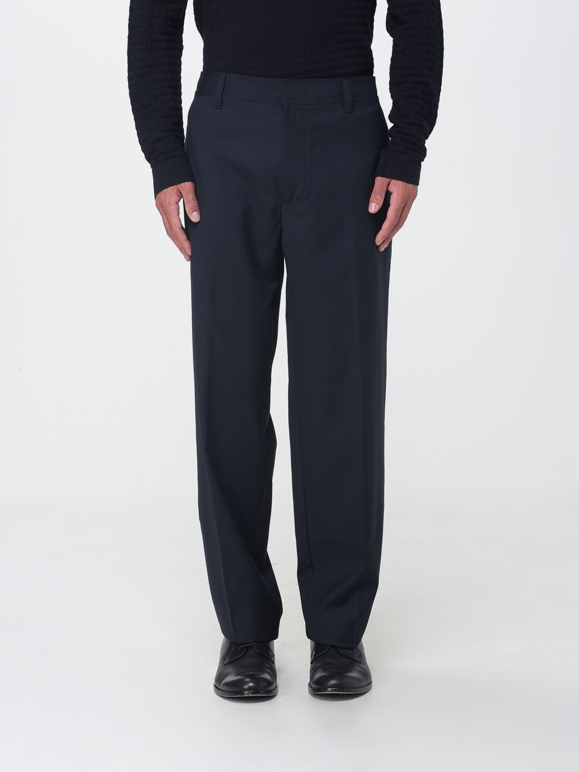 EMPORIO ARMANI Pantaloni sartoriali in lana vergine