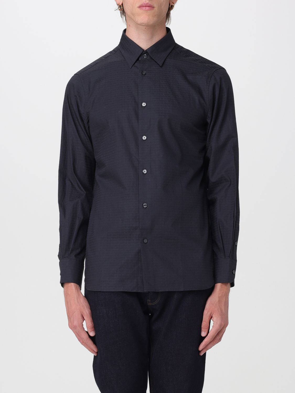 EMPORIO ARMANI Camicia classica in popeline