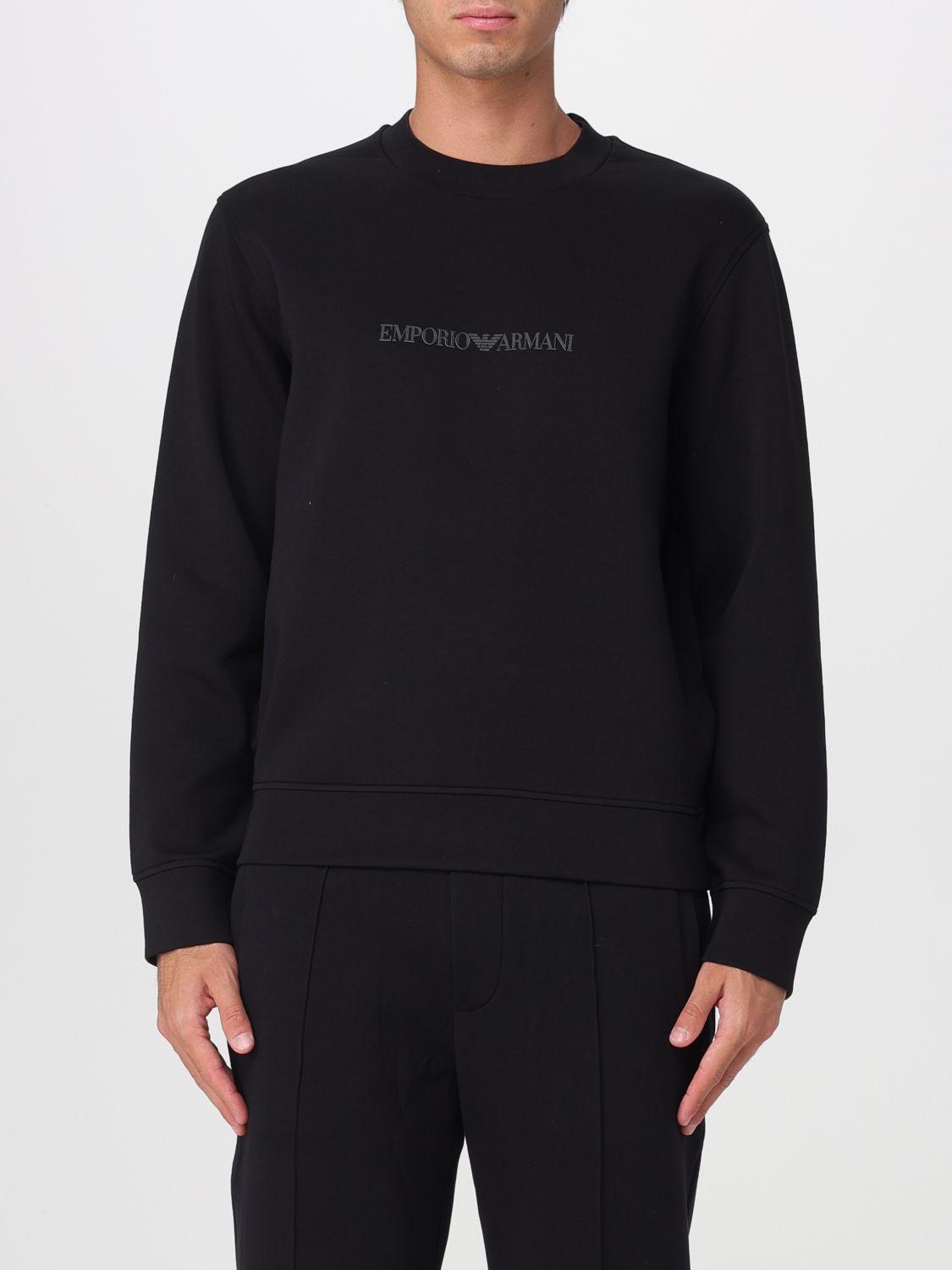 EMPORIO ARMANI Felpa a girocollo con logo