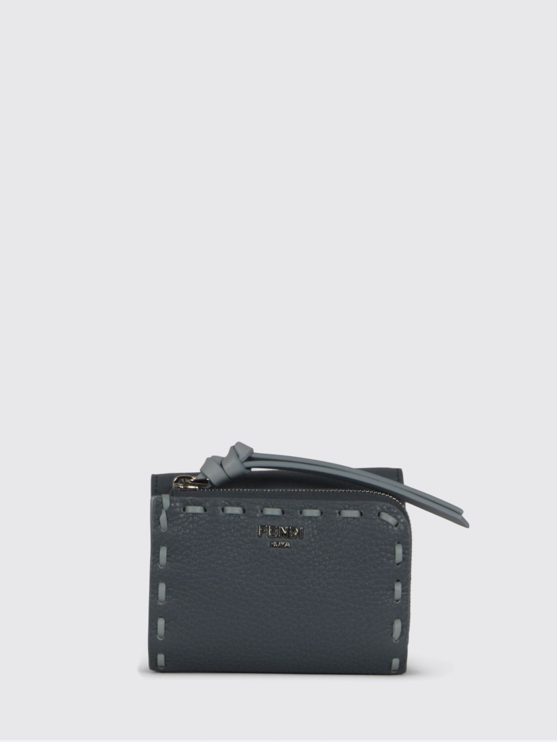 FENDI Portafoglio in pelle a grana