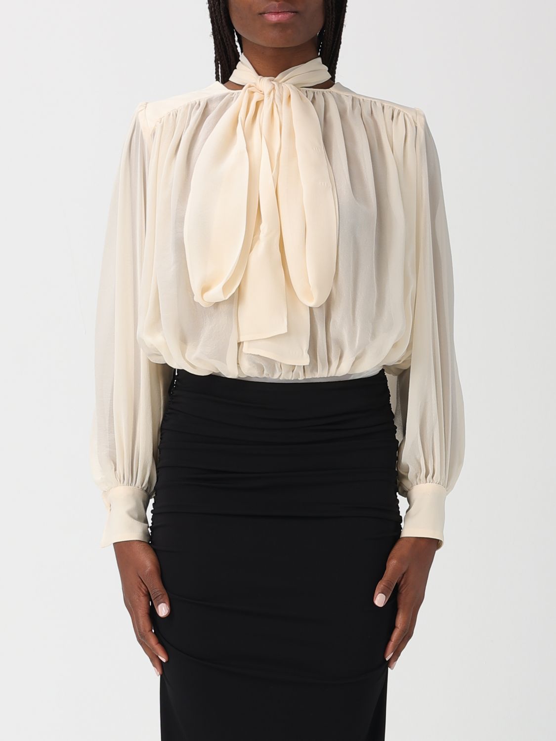 ELISABETTA FRANCHI Seiden-Body-Bluse