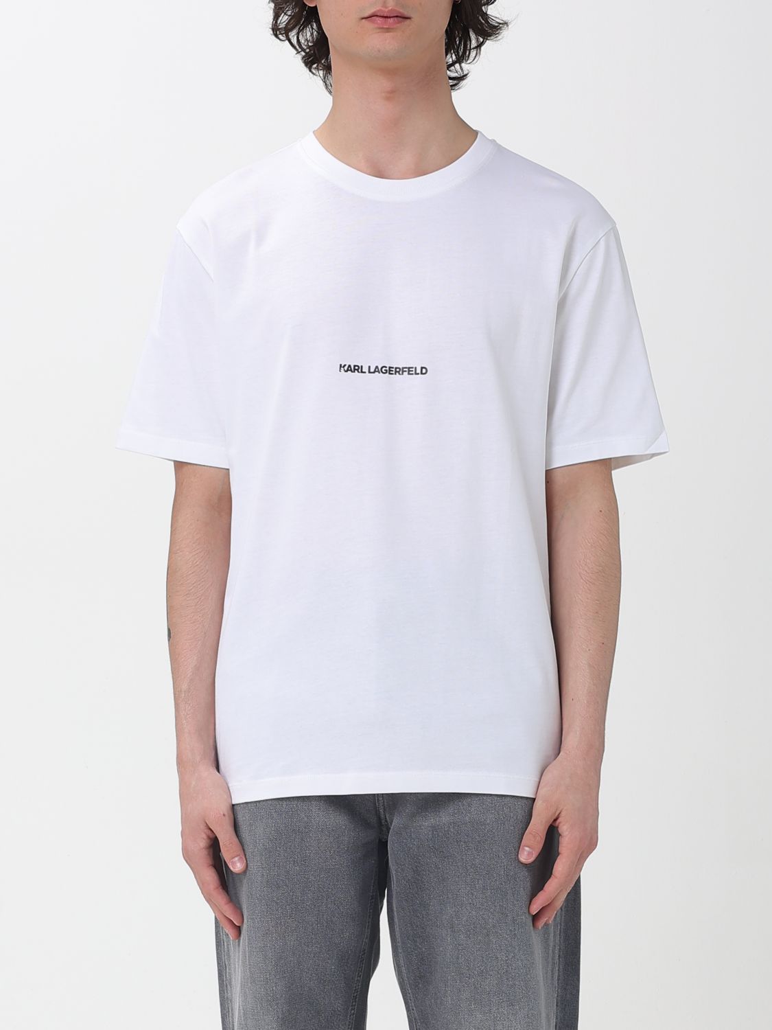 T-Shirt KARL LAGERFELD Uomo colore Bianco