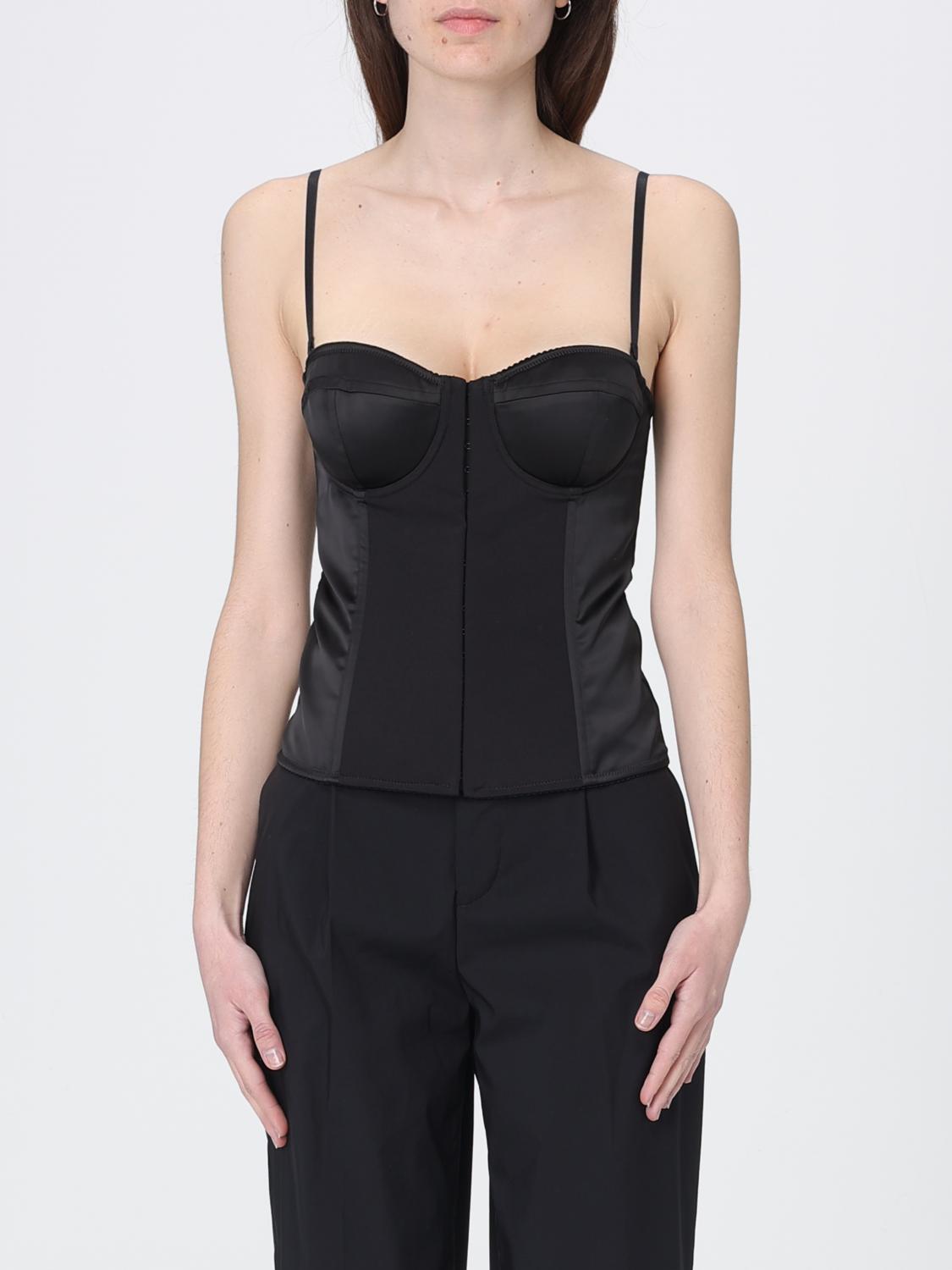 Liu Jo Damen Schwarz Top Woman Color