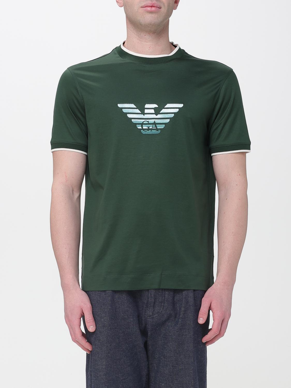EMPORIO ARMANI T-Shirt aus Baumwollmischung mit Logo