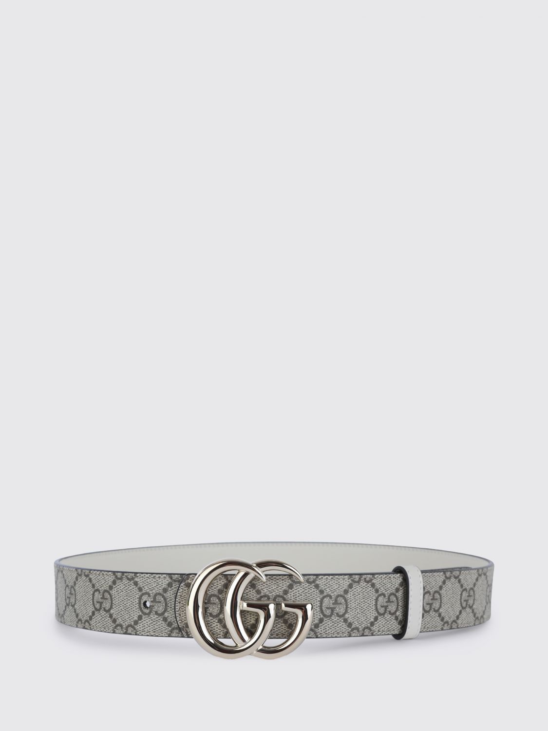 GUCCI Cintura GG Marmont reversibile in tessuto GG Supreme e pelle