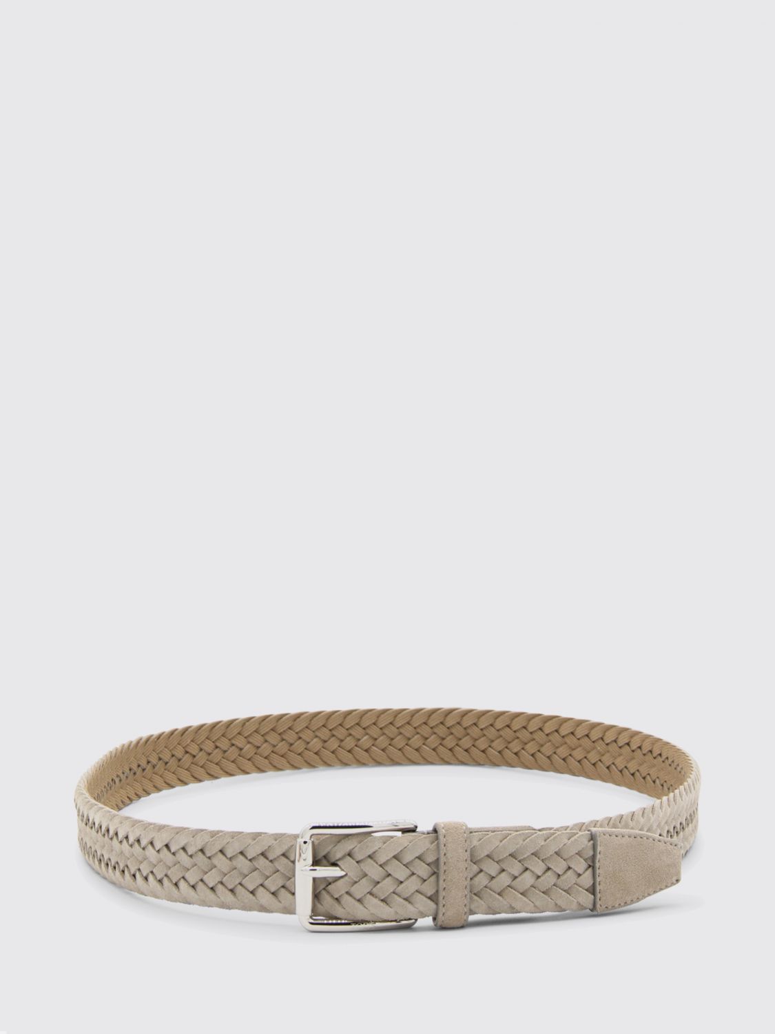 Cintura Tod's in pelle scamosciata intrecciata