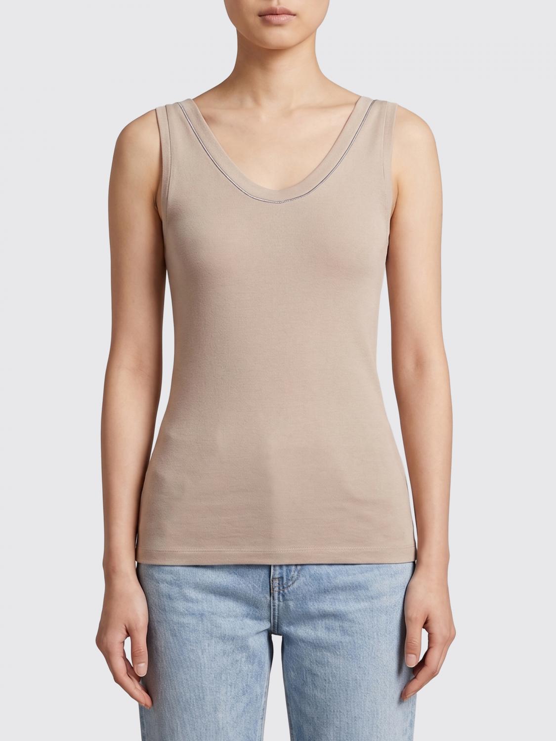 BRUNELLO CUCINELLI T-Shirt Woman color Beige