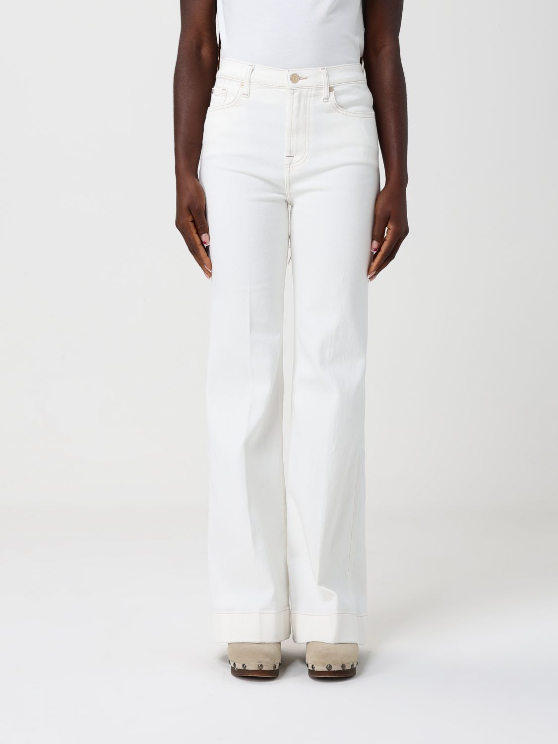 Pantaloni 7 For All Mankind in cotone stretch