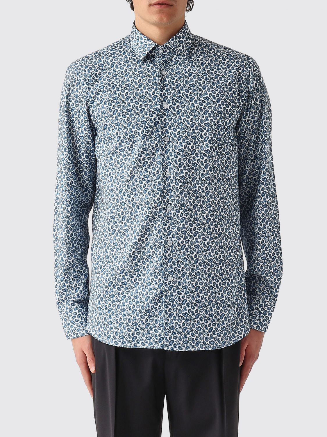 Etro Cotton Shirt with Paisley Print