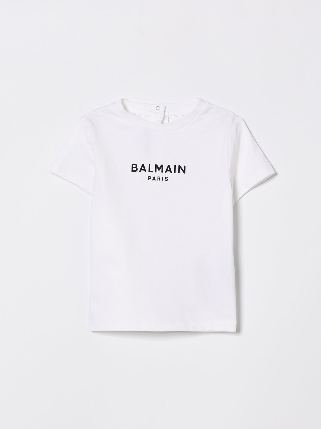 BALMAIN Baumwoll T-Shirt mit Logo
