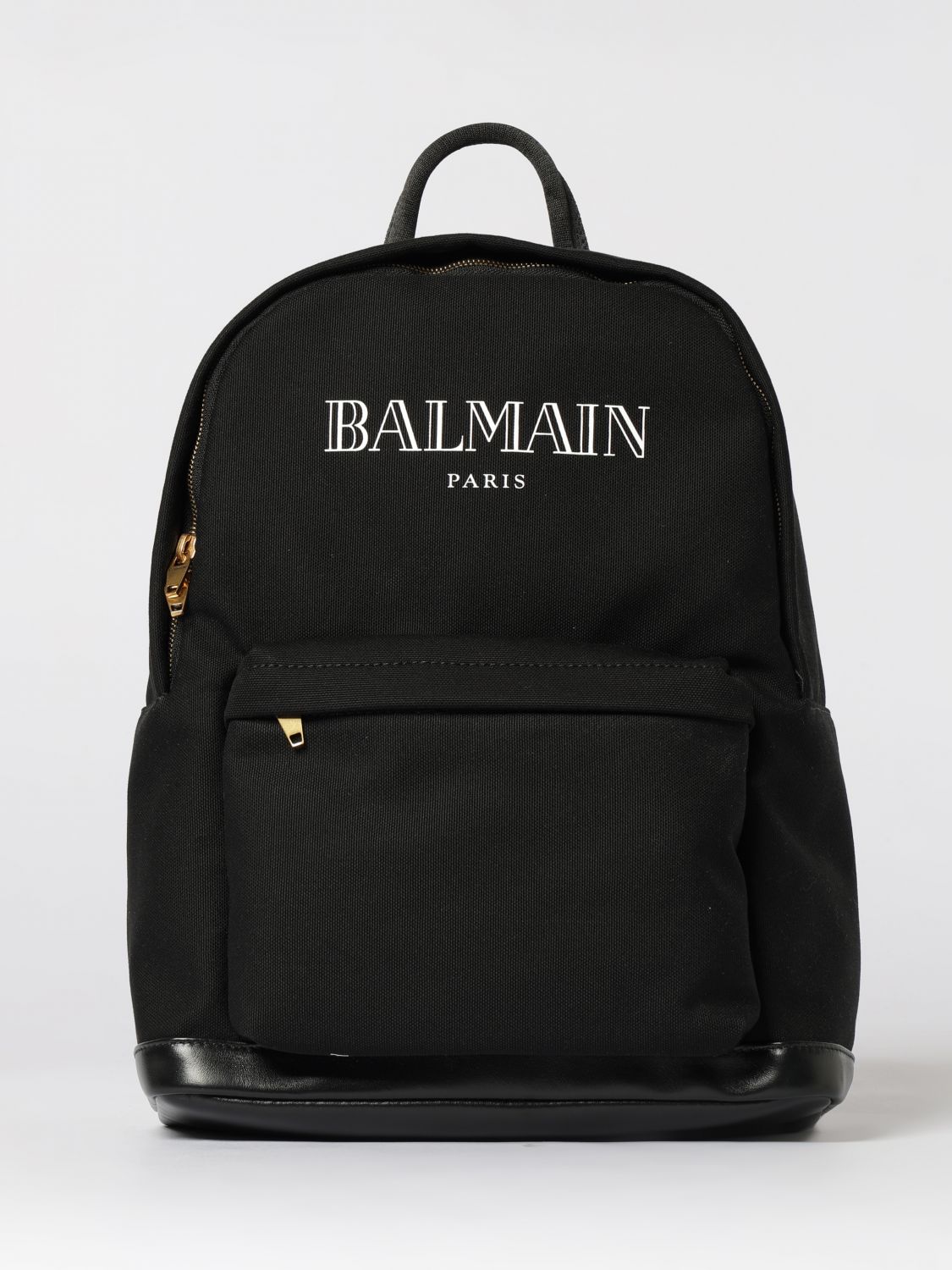 Zaino Balmain in canvas di cotone con logo