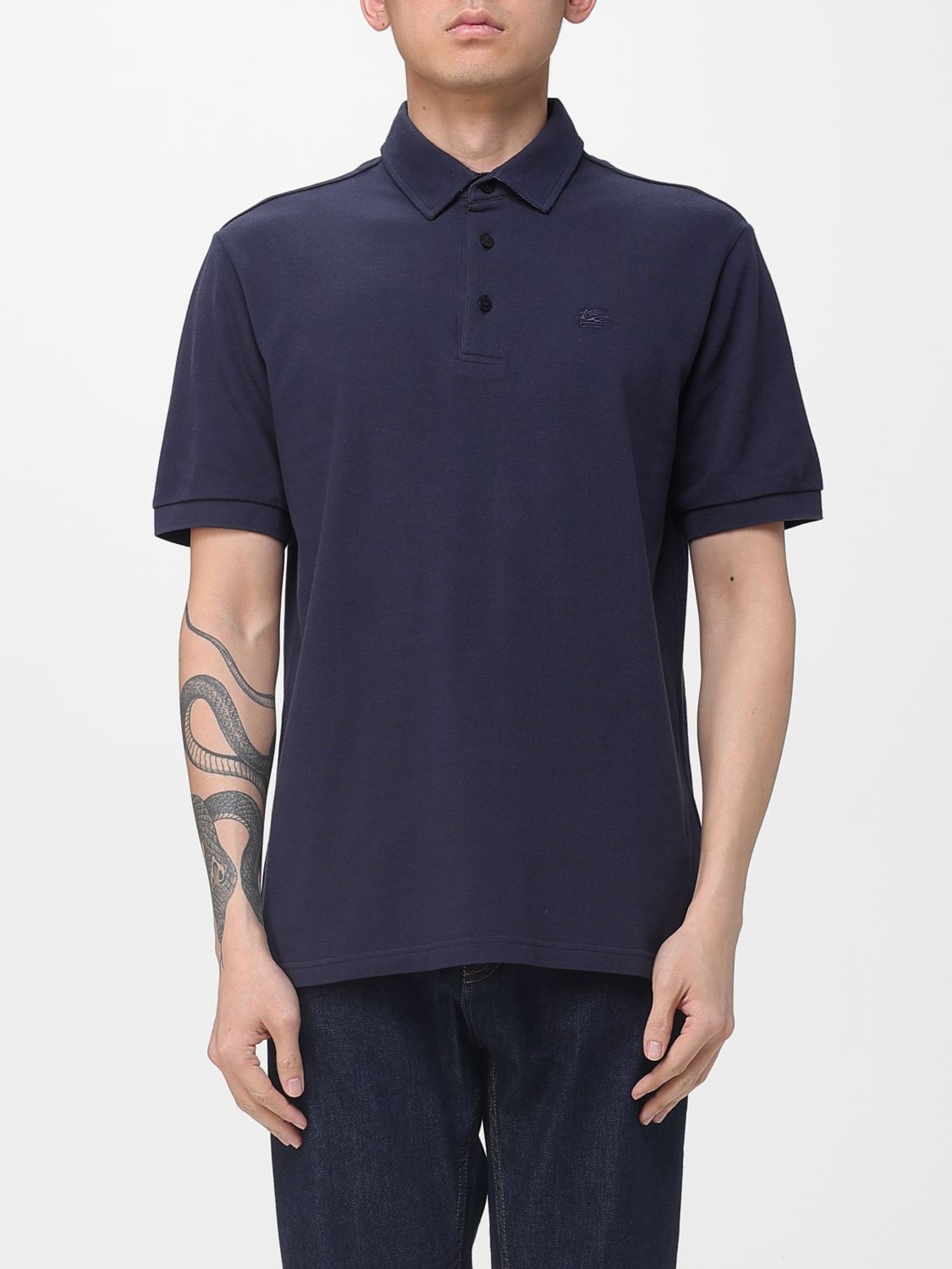 Polo ETRO Uomo colore Blue