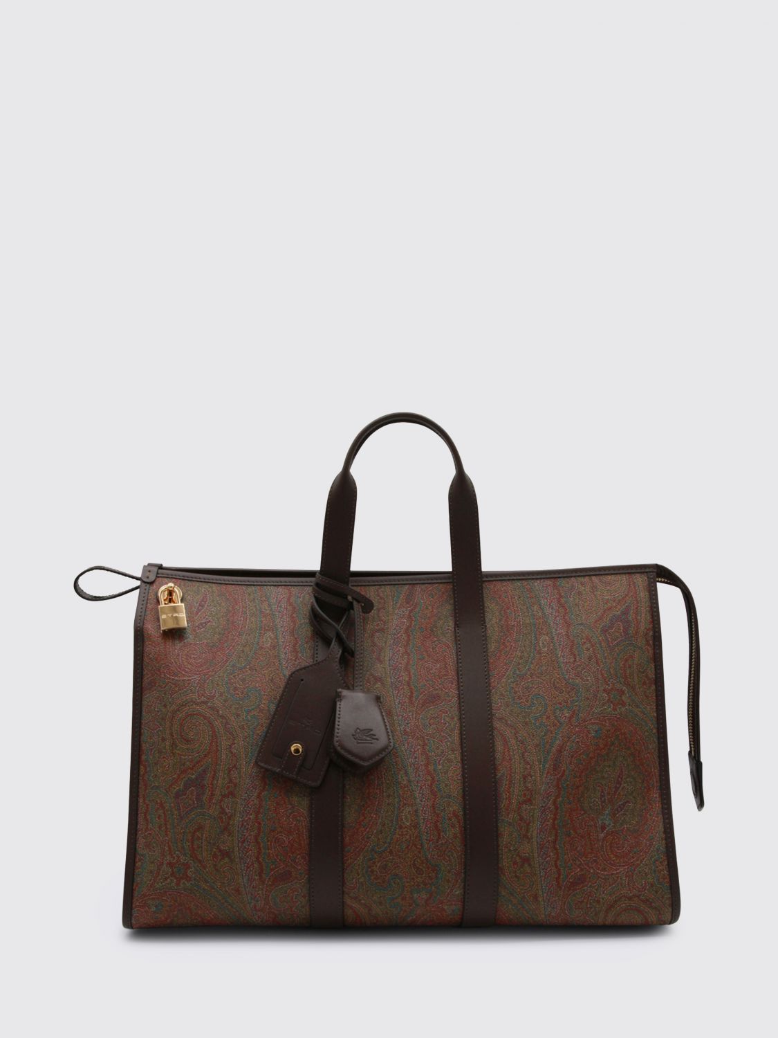 ETRO ETRO Travel Bag Men color Yellow　エトロ トラベルバッグ メンズ カラー イエロー