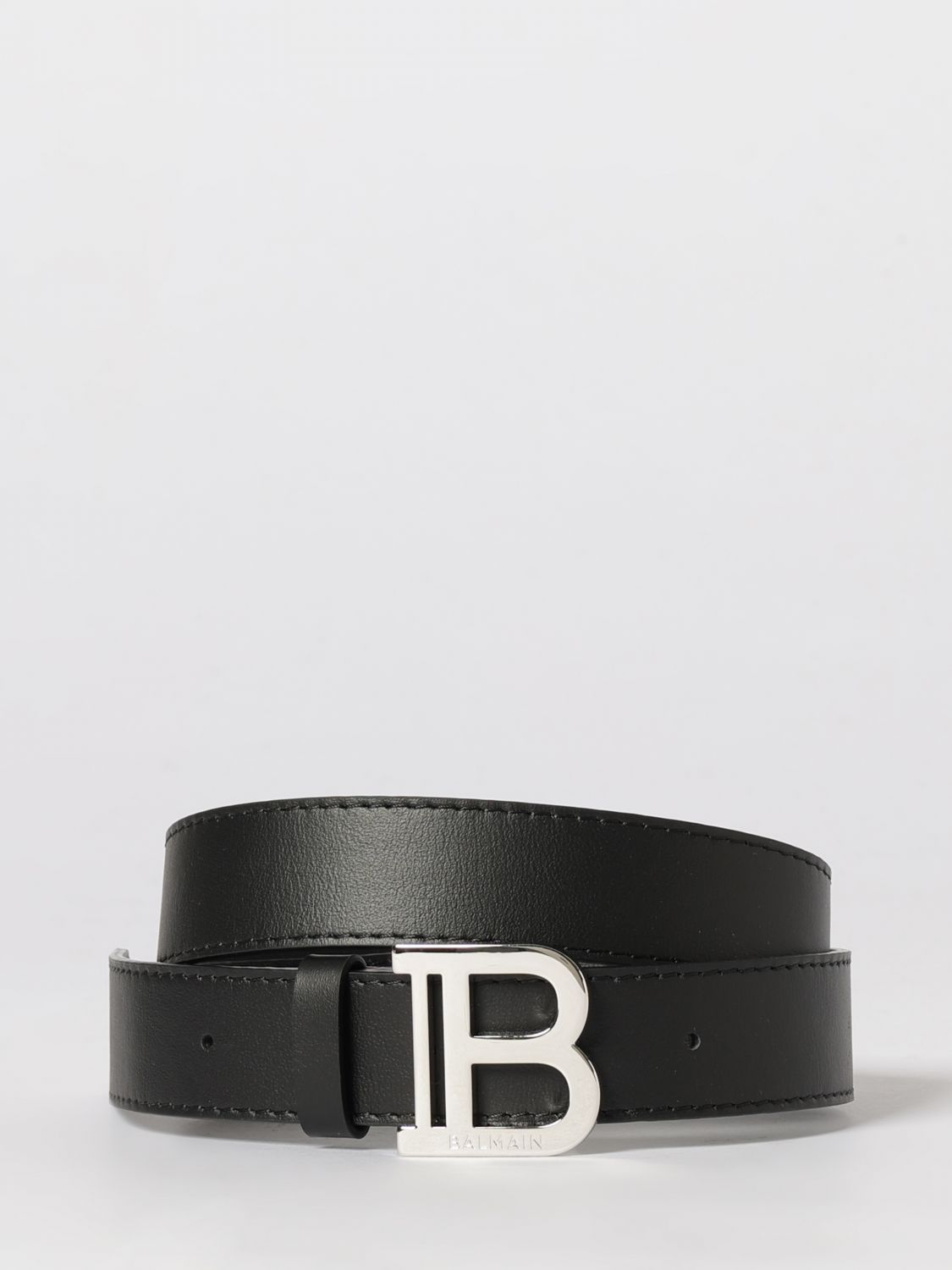 Balmain Unisex Παιδιά Μαύρο Leather Belt