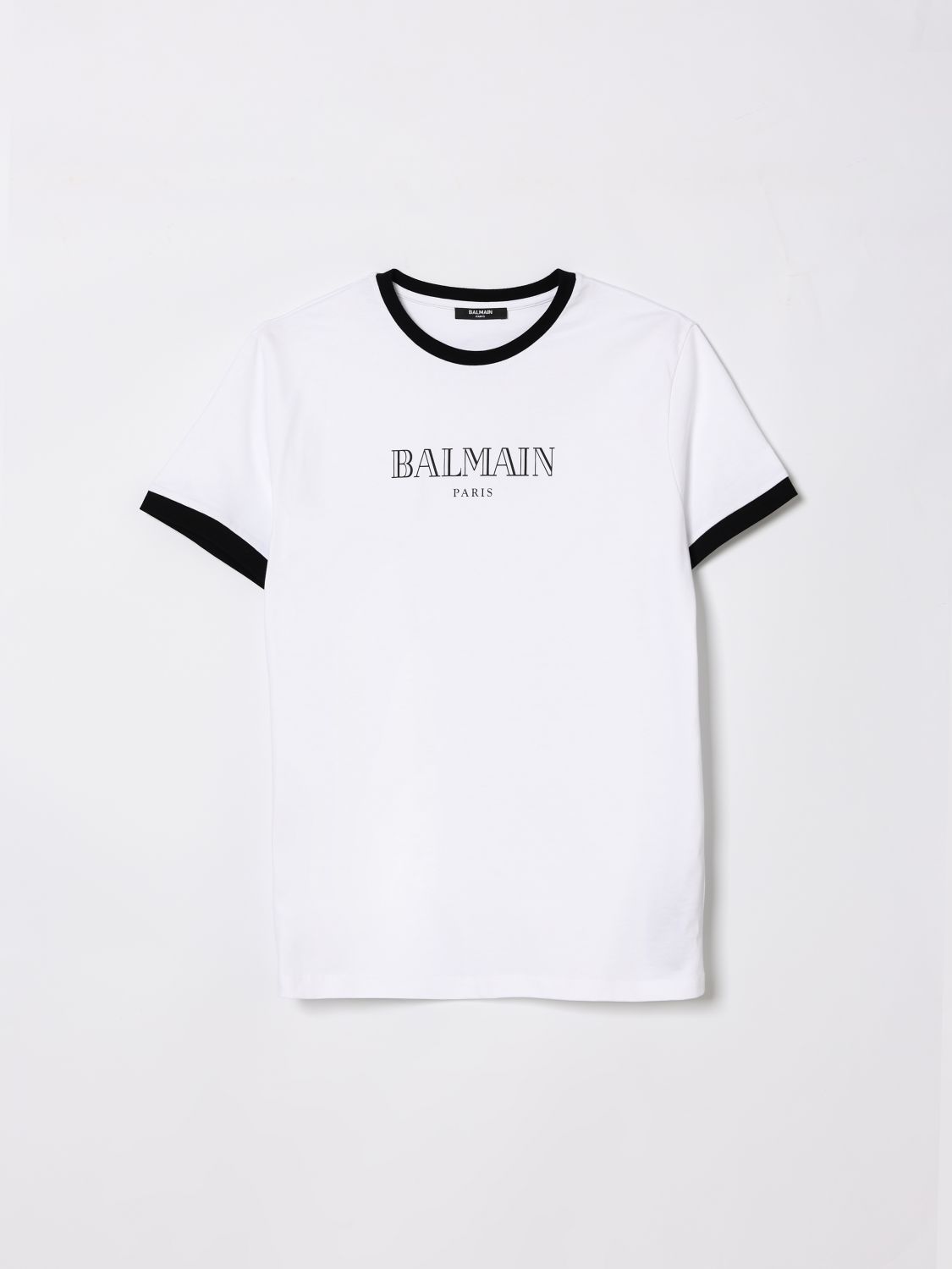 BALMAIN Baumwoll-T-Shirt mit Logo
