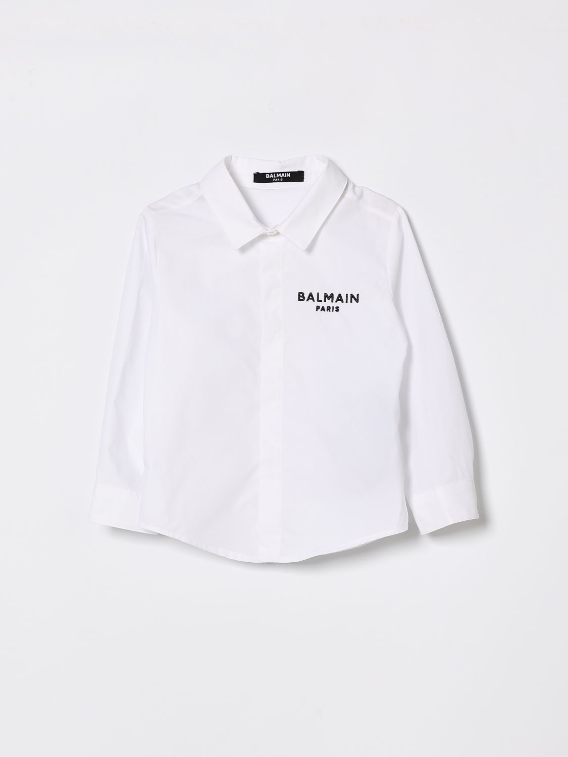 BALMAIN Cotton Shirt with Logo