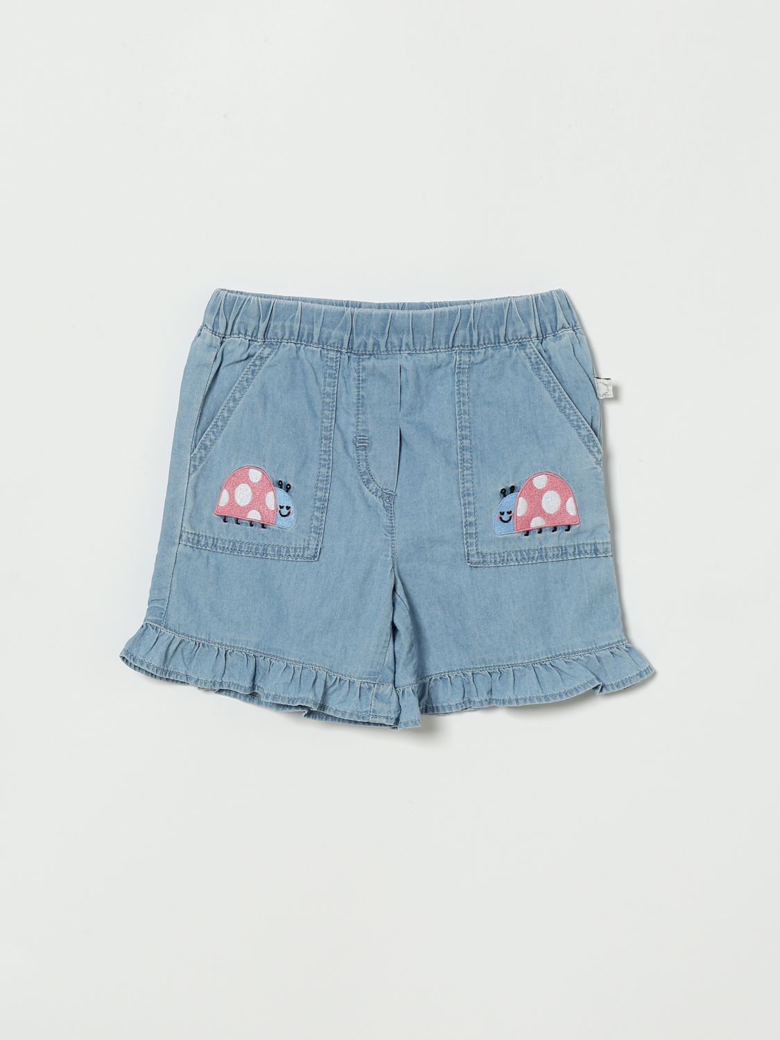 STELLA MCCARTNEY KIDS Cotton Denim Shorts　STELLA MCCARTNEY KIDS コットン デニム ショートパンツ STELLA
