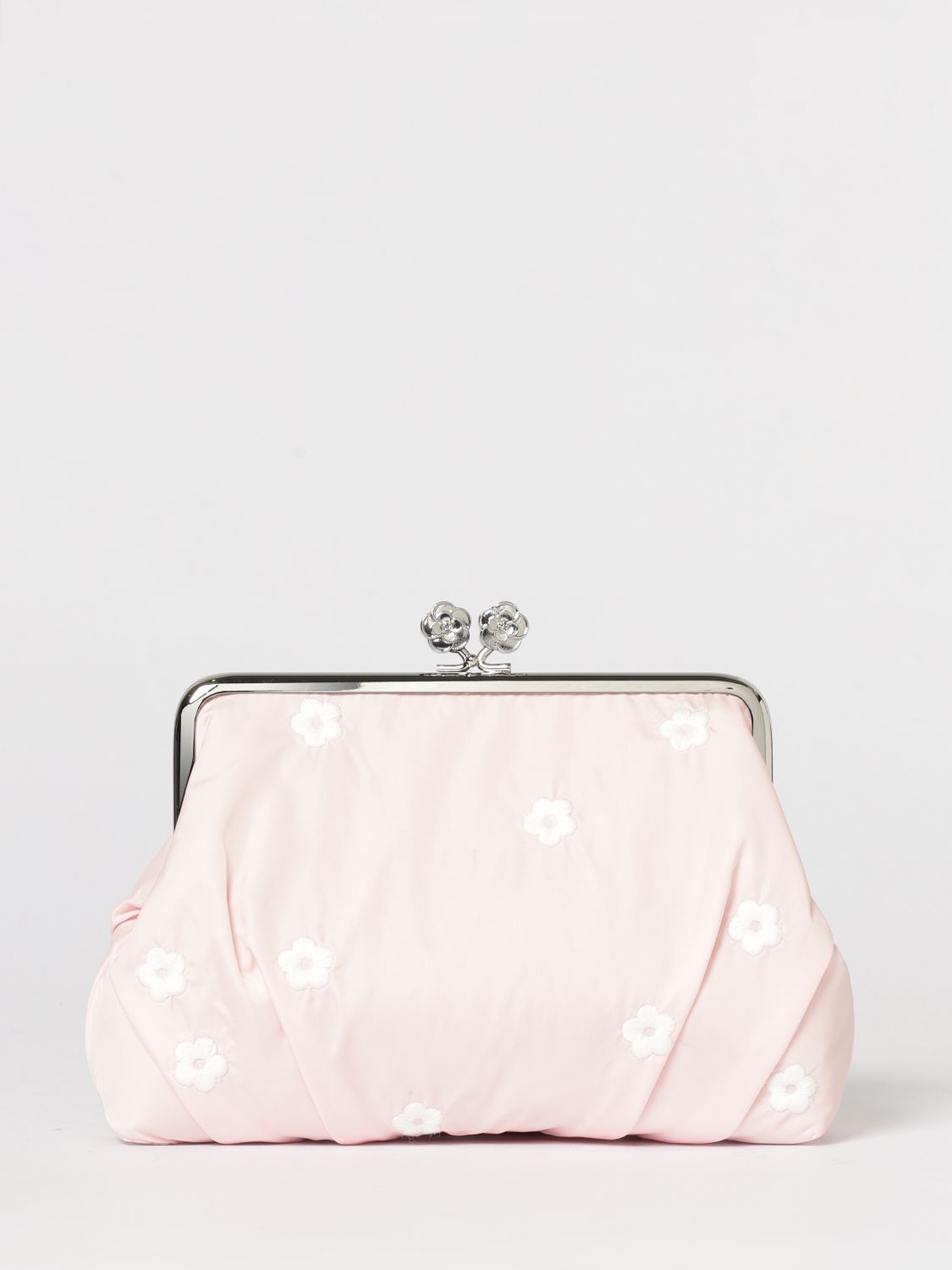 STELLA MCCARTNEY KIDS Canvas Clutch with Embroidered Flowers　STELLA MCCARTNEY KIDS フラワー刺繍キャンバスクラッチ STELLA