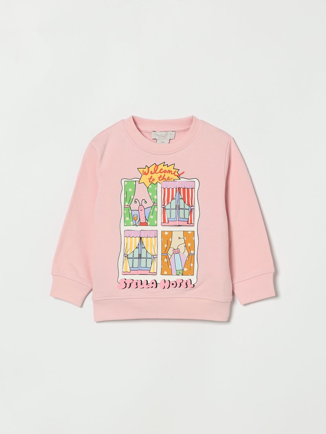 STELLA MCCARTNEY KIDS Cotton Crewneck Sweatshirt　STELLA MCCARTNEY KIDS コットン クルーネック スウェットシャツ STELLA